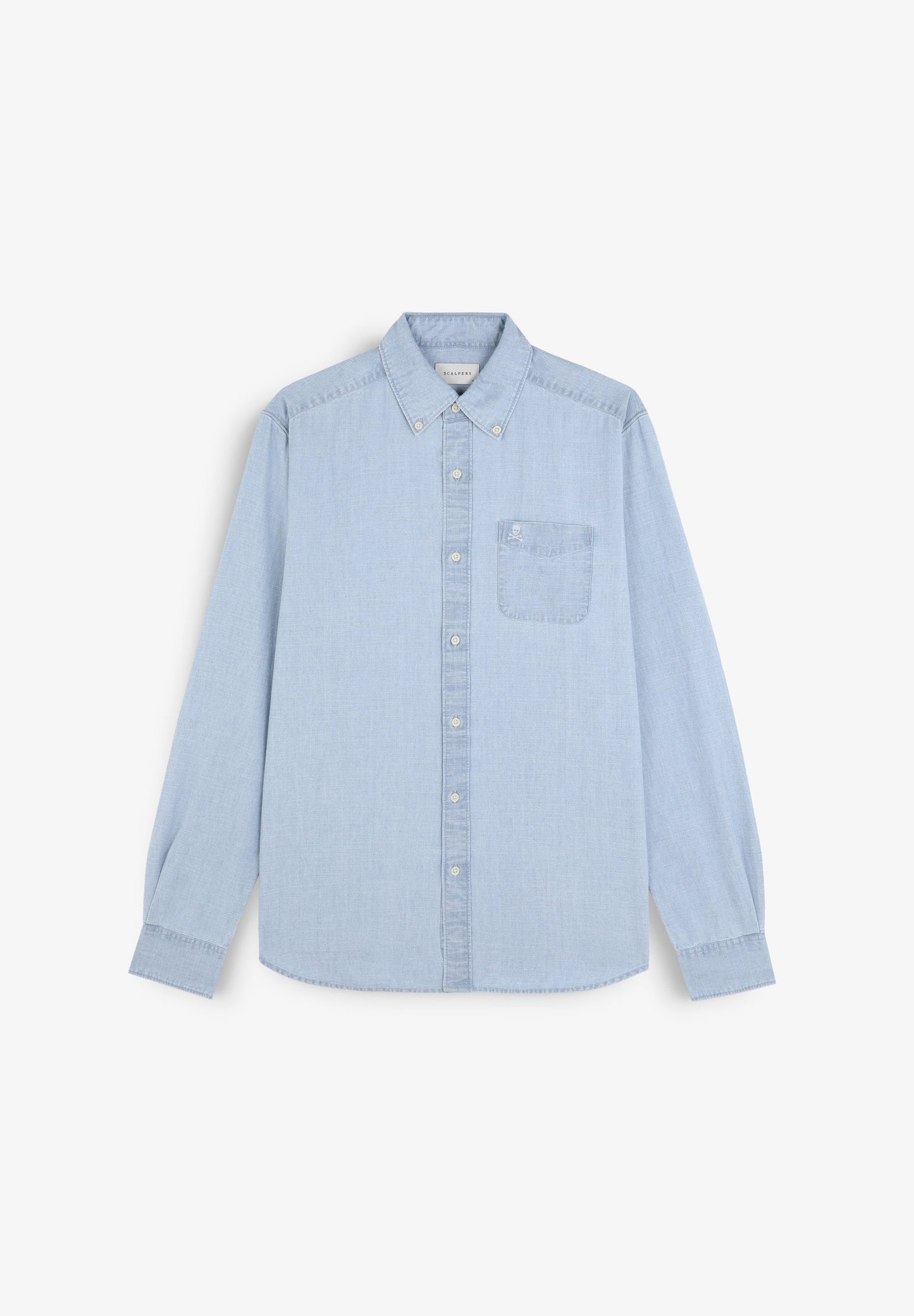 CAMISA DENIM COM BOLSO