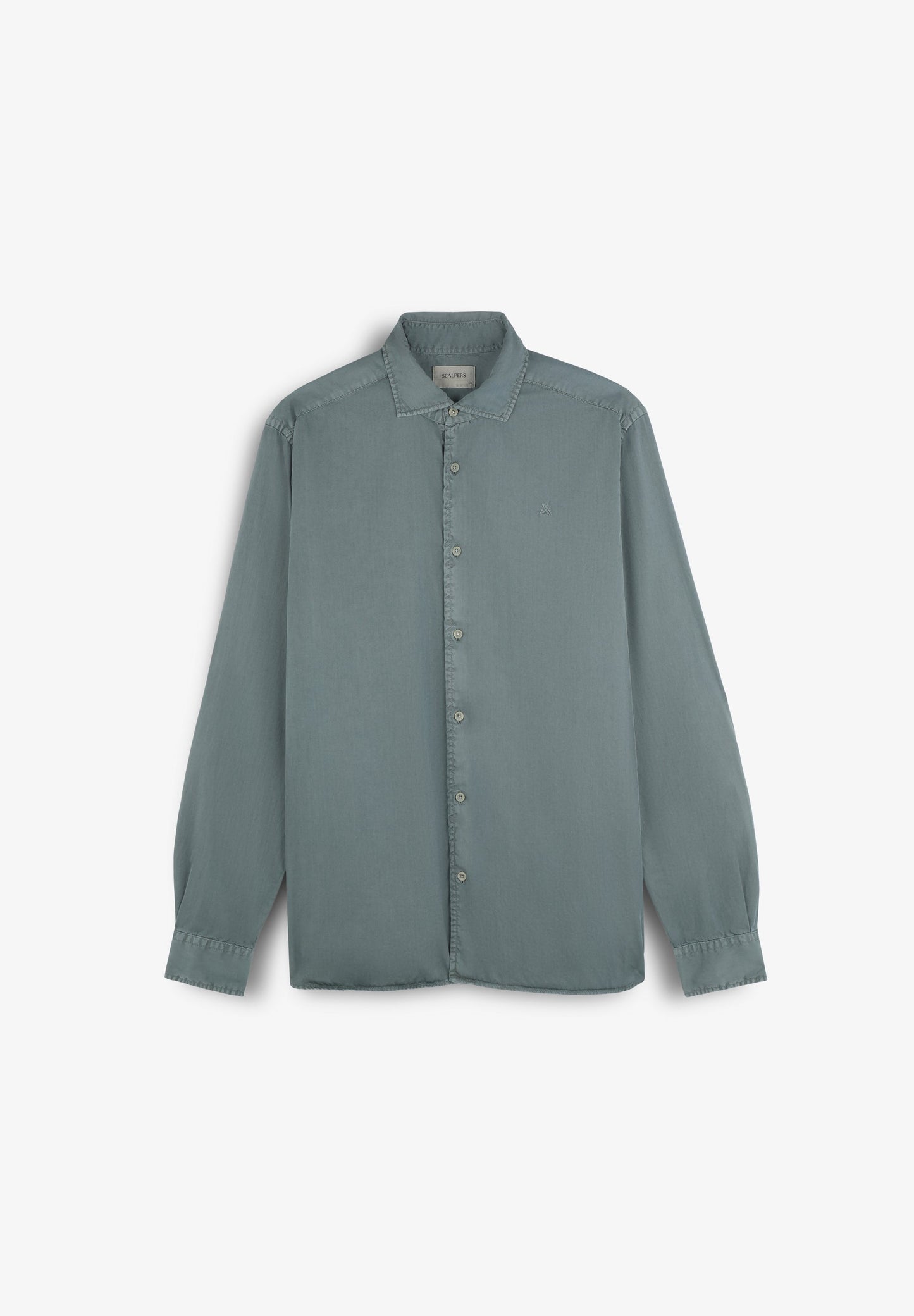 CAMISA COM LOGÓTIPO BORDADO NO TOM