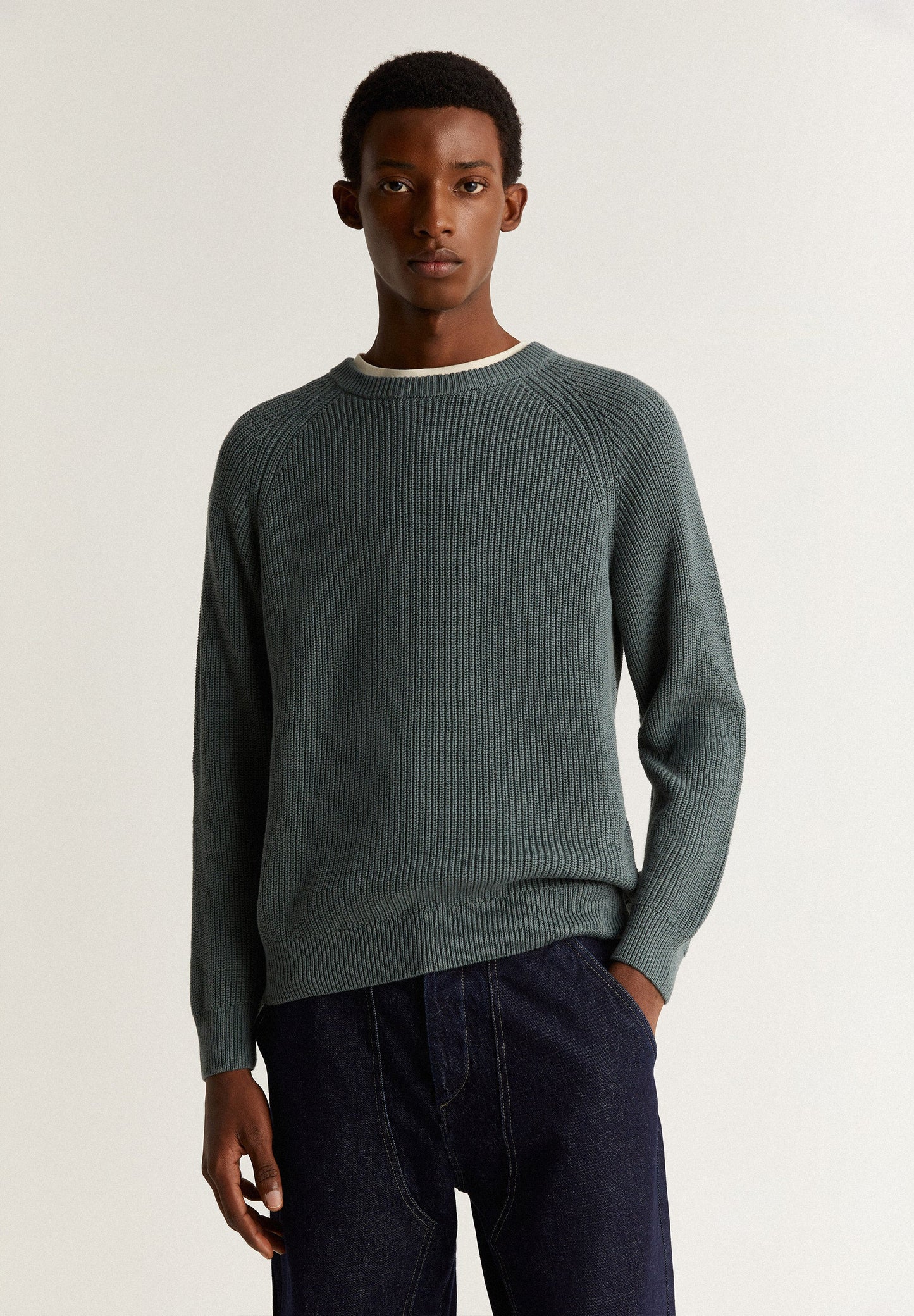 SWEATER EM PONTO PÉROLA