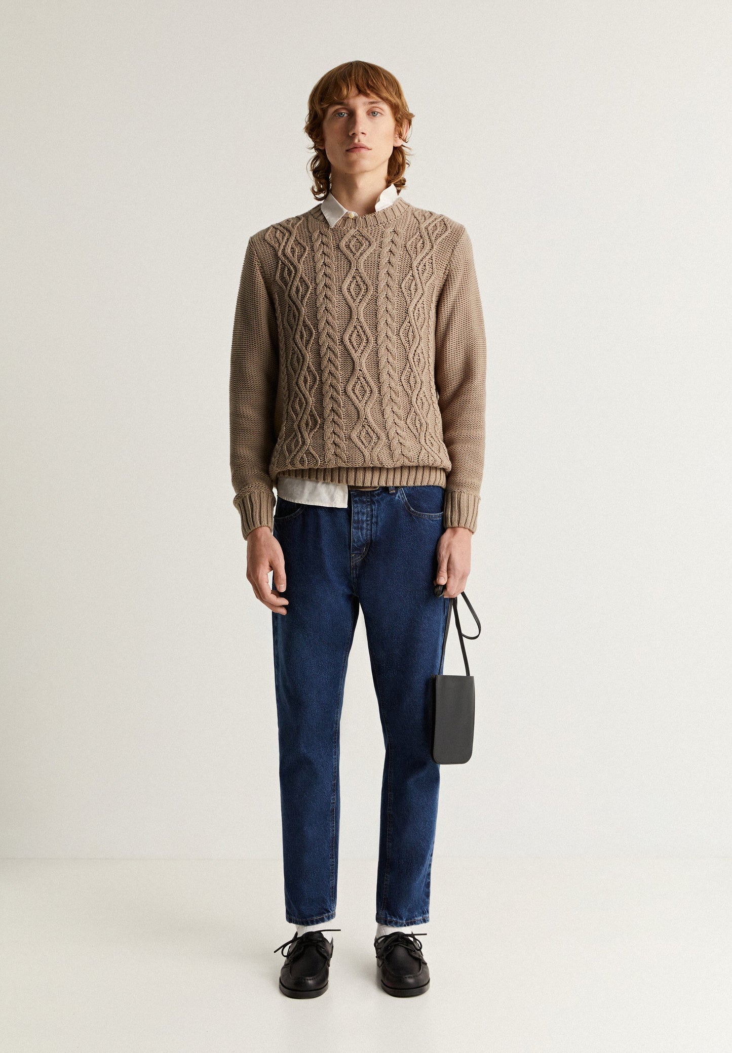 SWEATER PORMENORES DE MALHA DE CABO