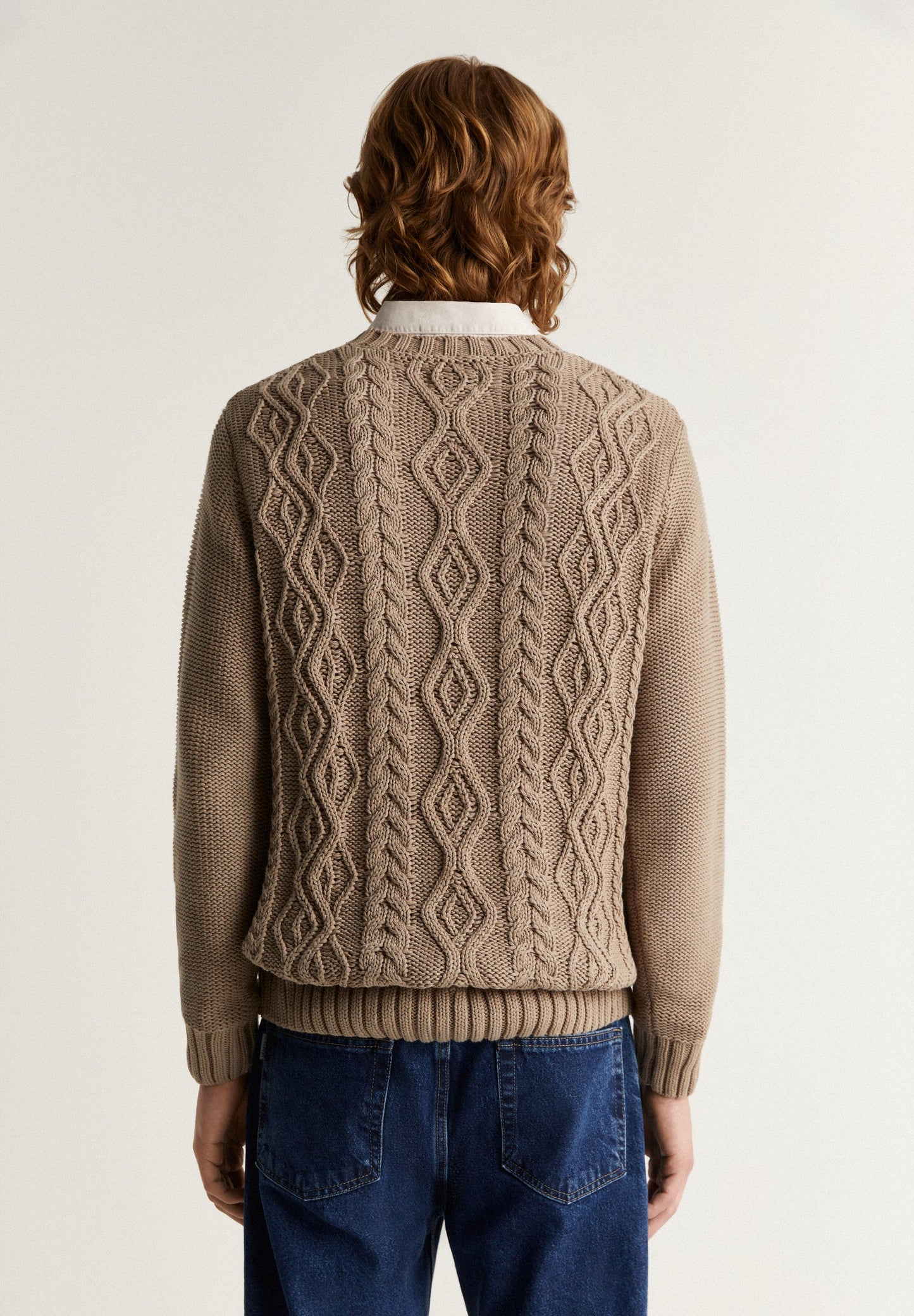 SWEATER PORMENORES DE MALHA DE CABO