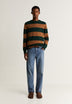 SWEATER DE MALHA ÀS RISCAS