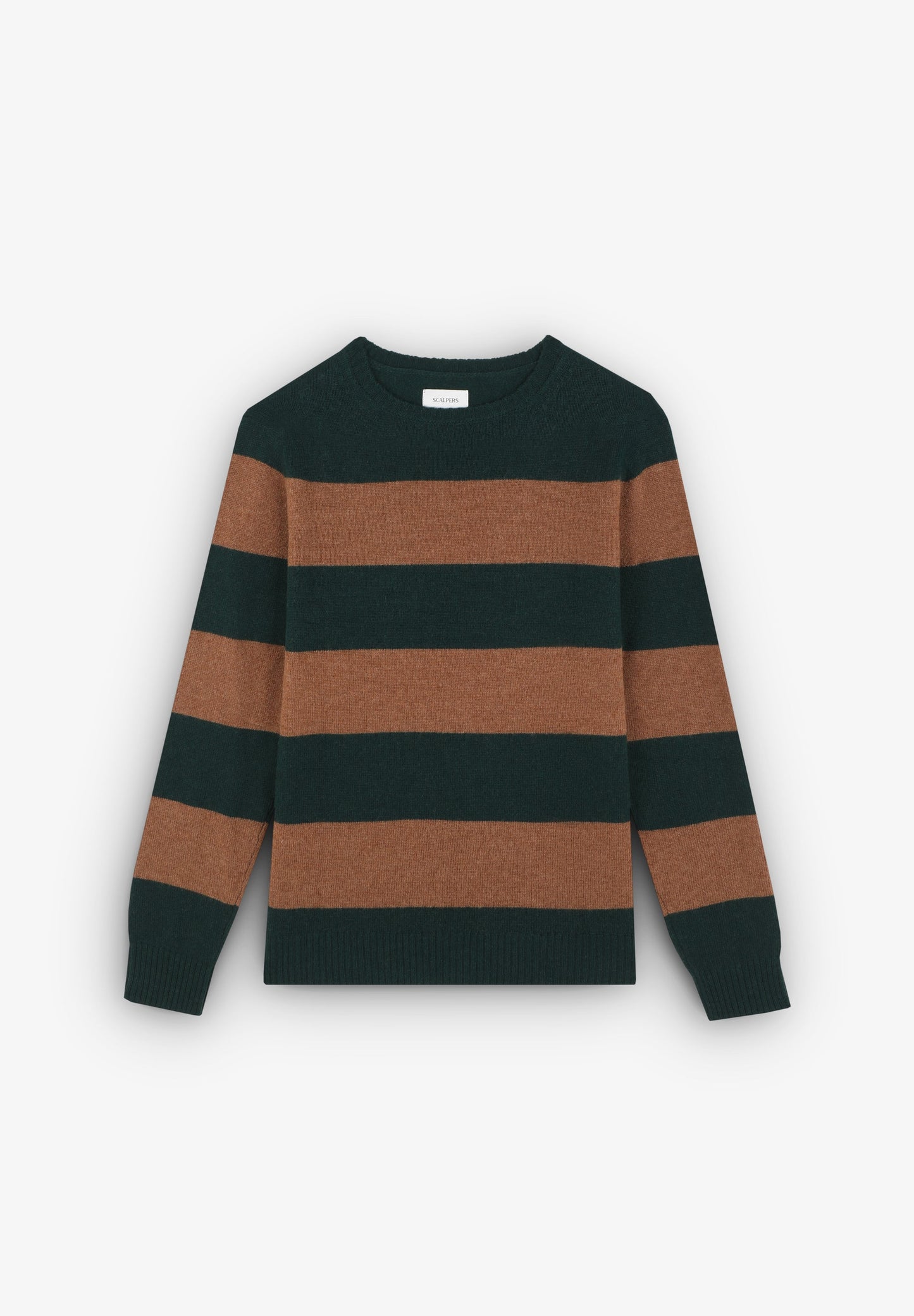 SWEATER DE MALHA ÀS RISCAS