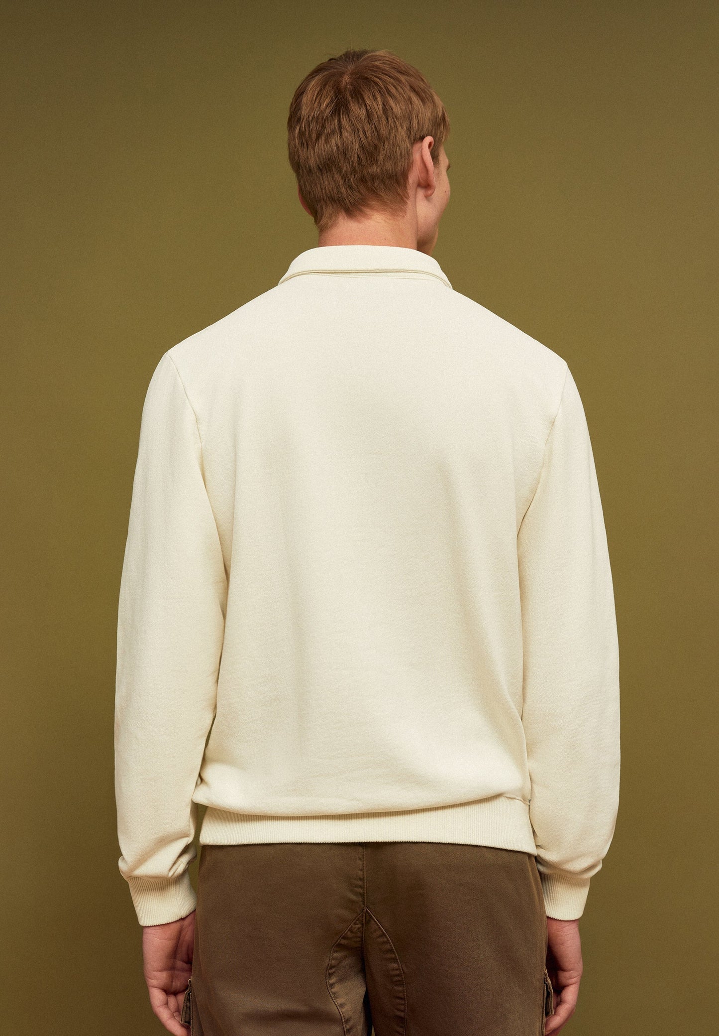 SWEATSHIRT COLARINHO DE POLO