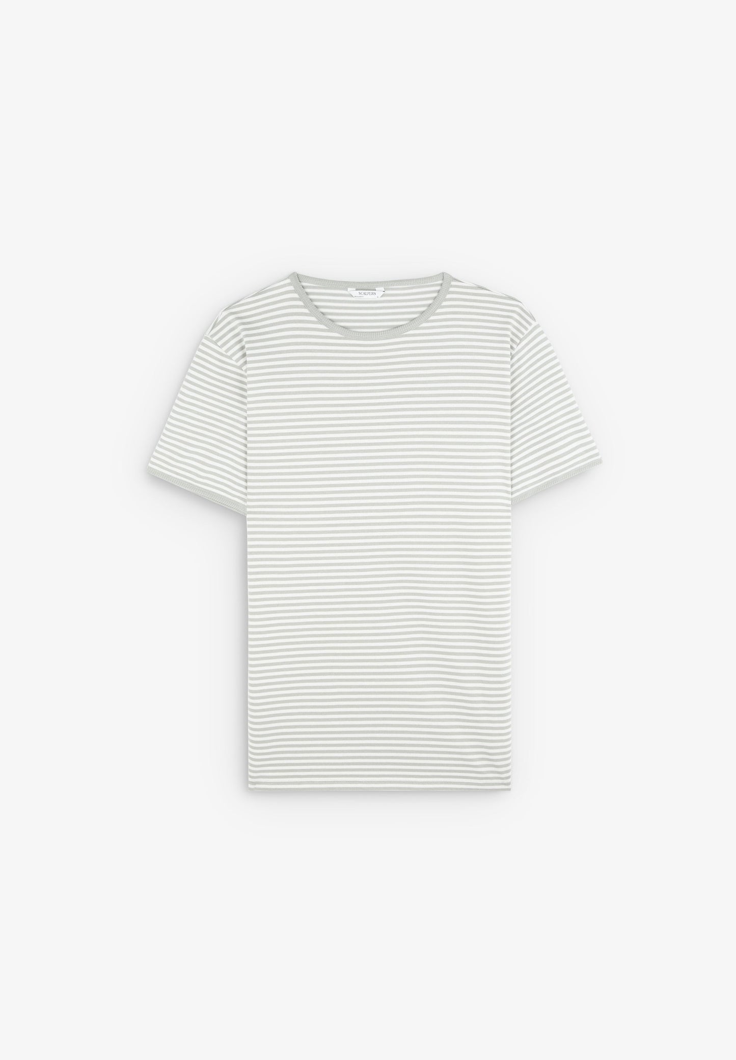 T-SHIRT ÀS RISCAS EM ALGODÃO