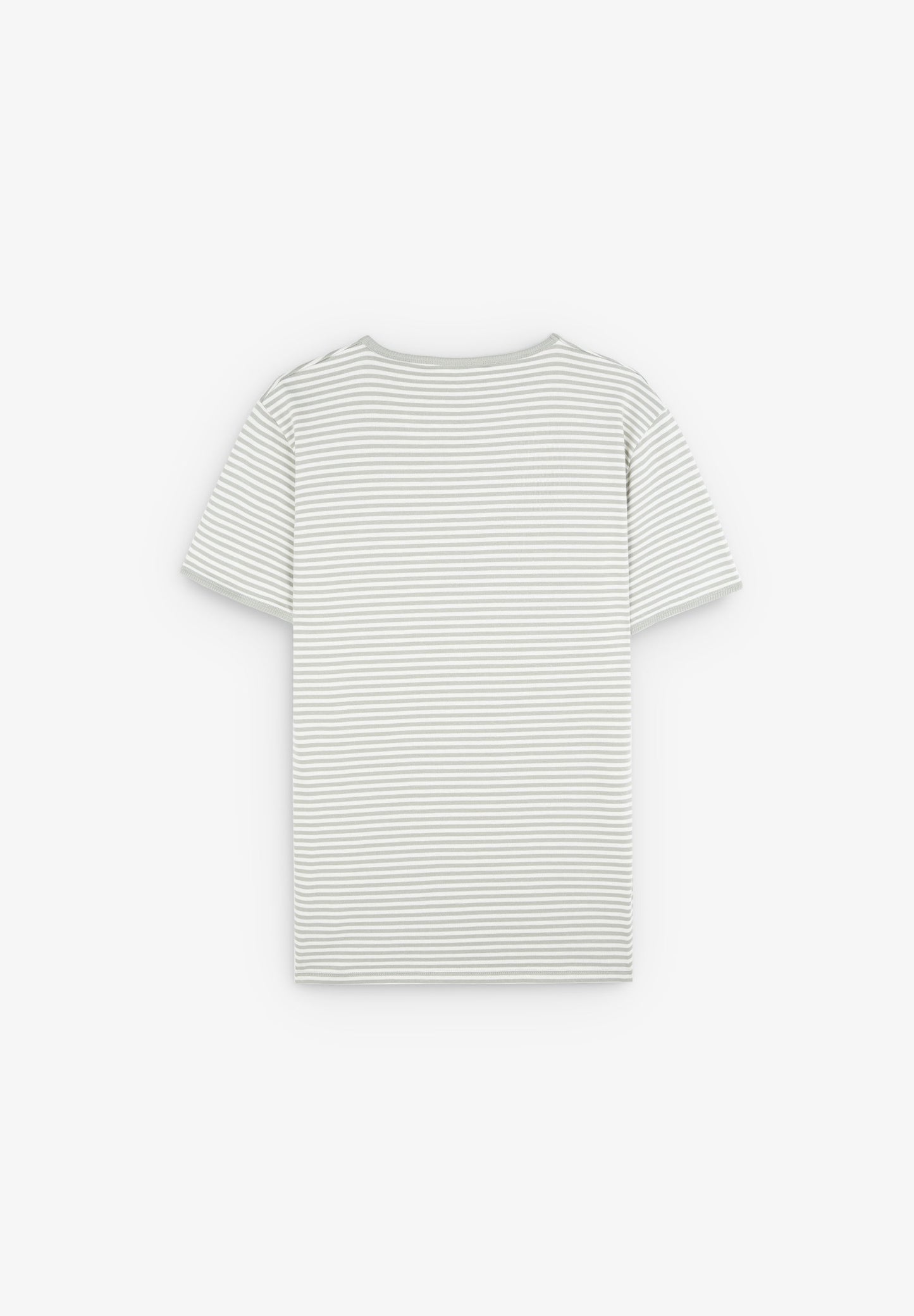 T-SHIRT ÀS RISCAS EM ALGODÃO