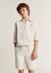 CAMISA POLO ÀS RISCAS FINAS