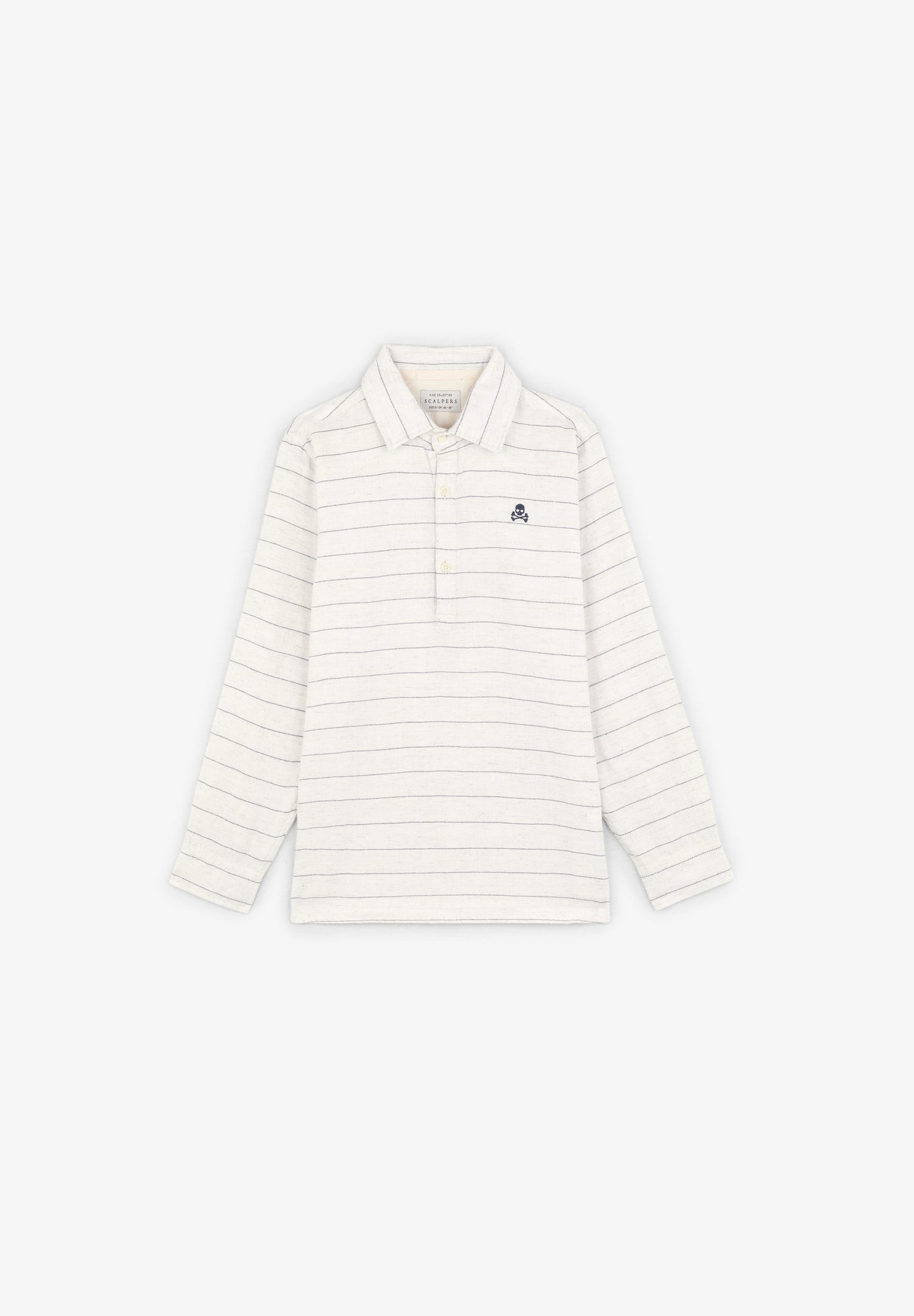 CAMISA POLO ÀS RISCAS FINAS
