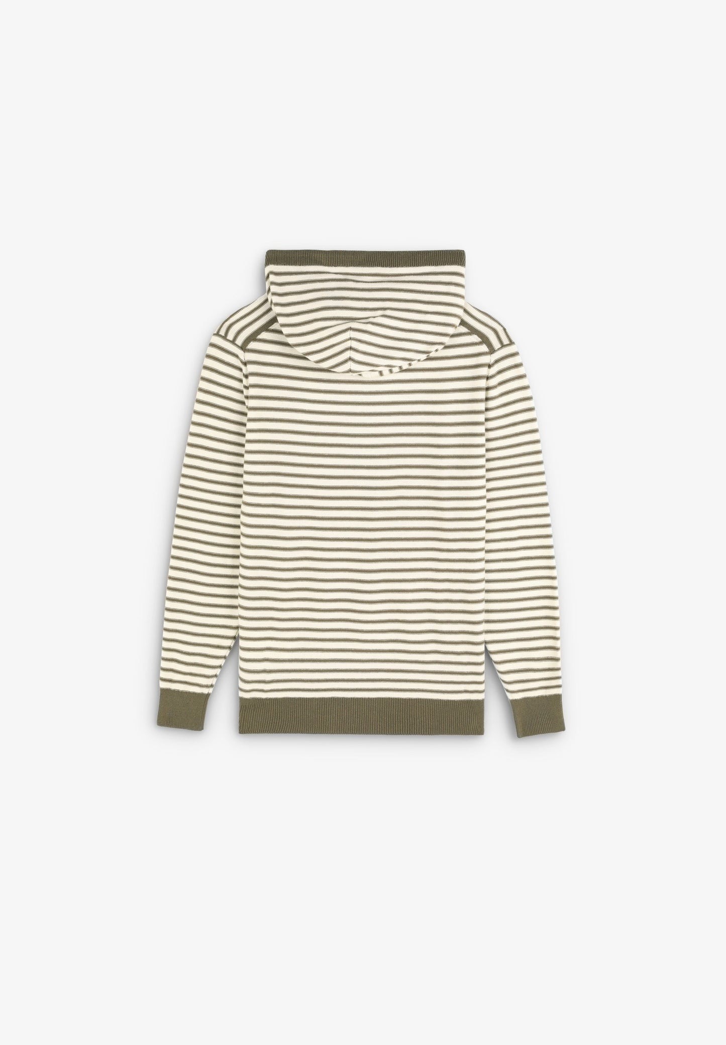 SWEATER DE RISCAS COM CAPUZ