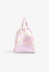 BOLSA MOCHILA METALIZADA COM SKULL