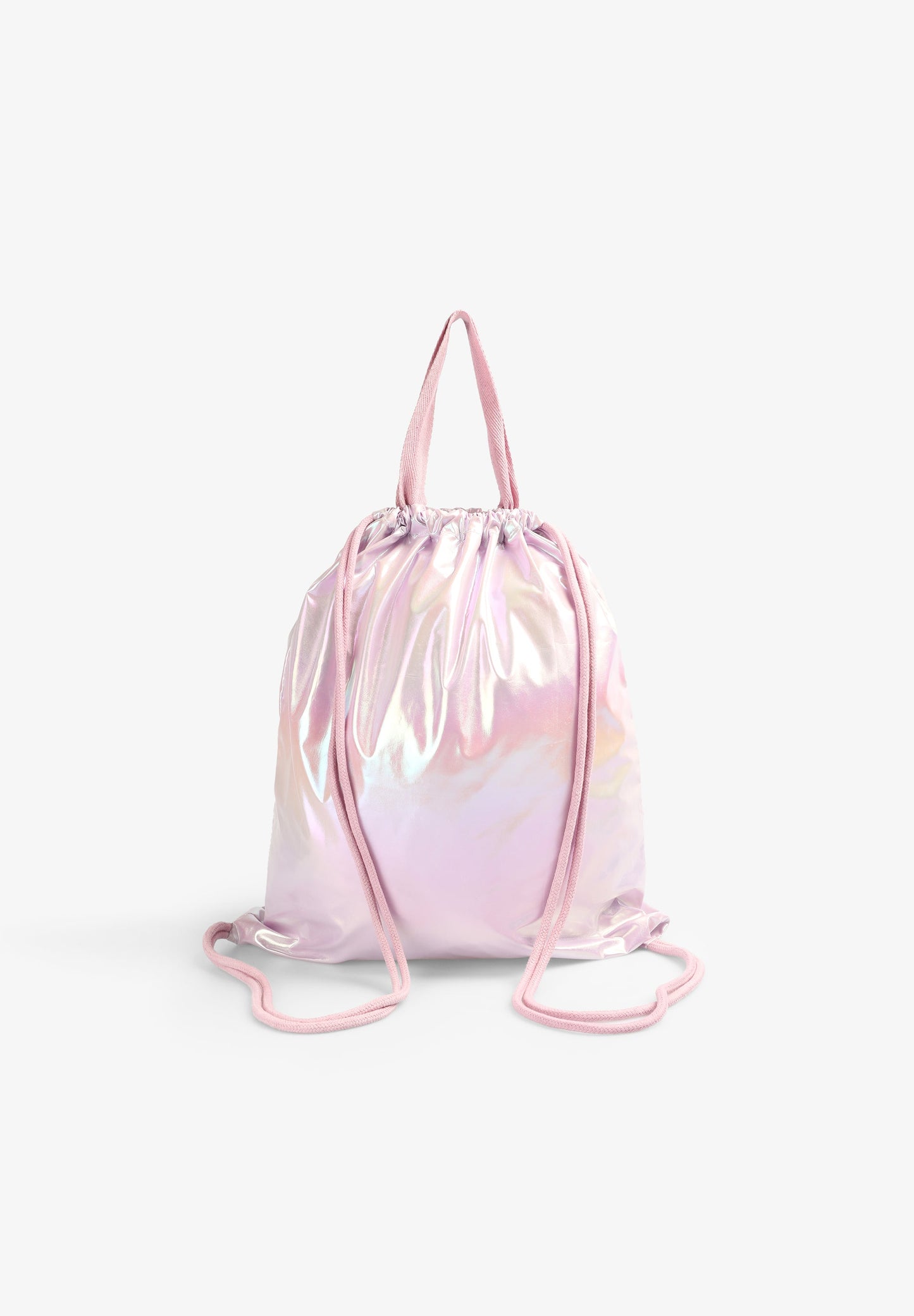 BOLSA MOCHILA METALIZADA COM SKULL