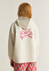 SWEATSHIRT COM CAPUZ COM SKULL EM GLITTER