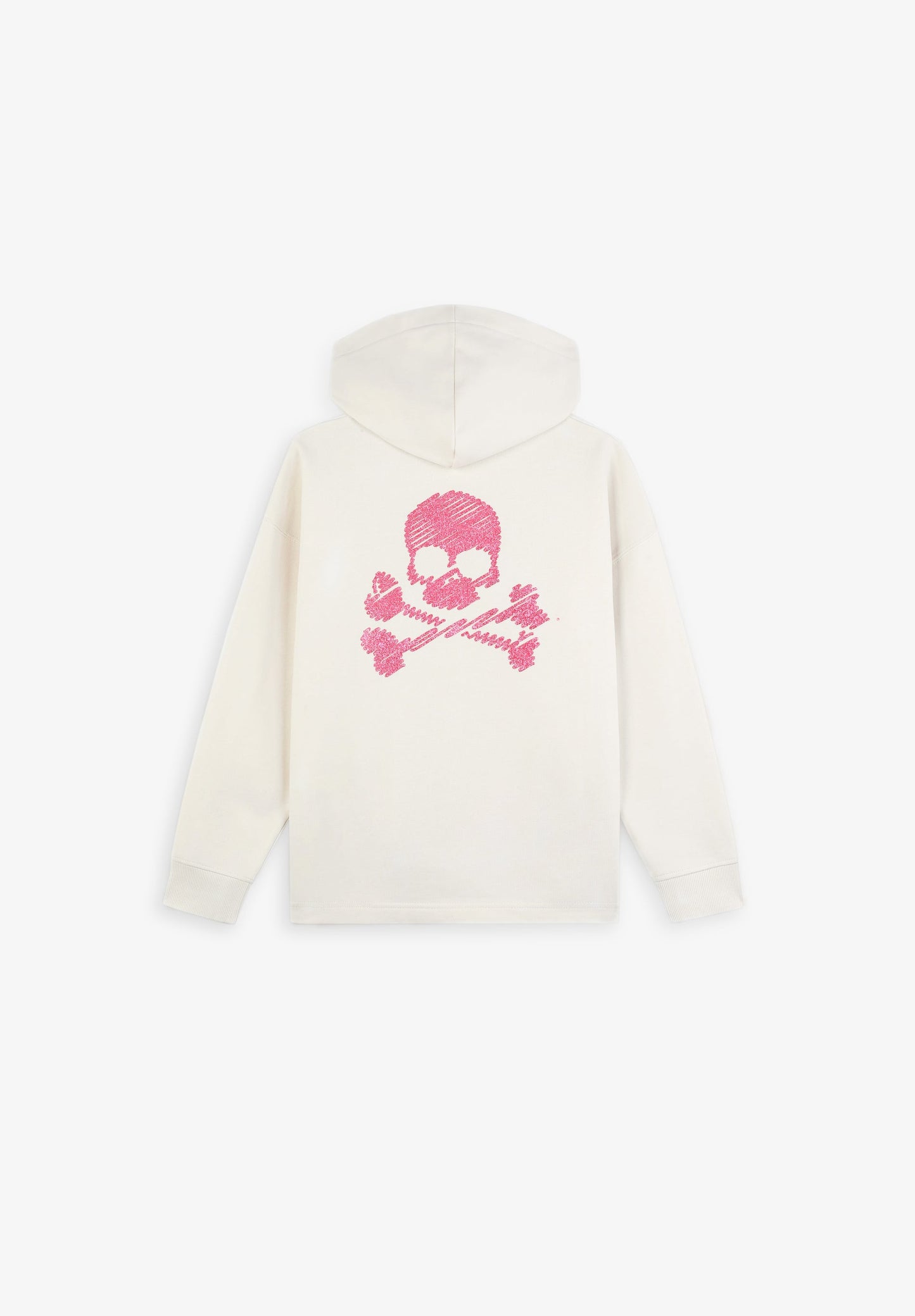 SWEATSHIRT COM CAPUZ COM SKULL EM GLITTER