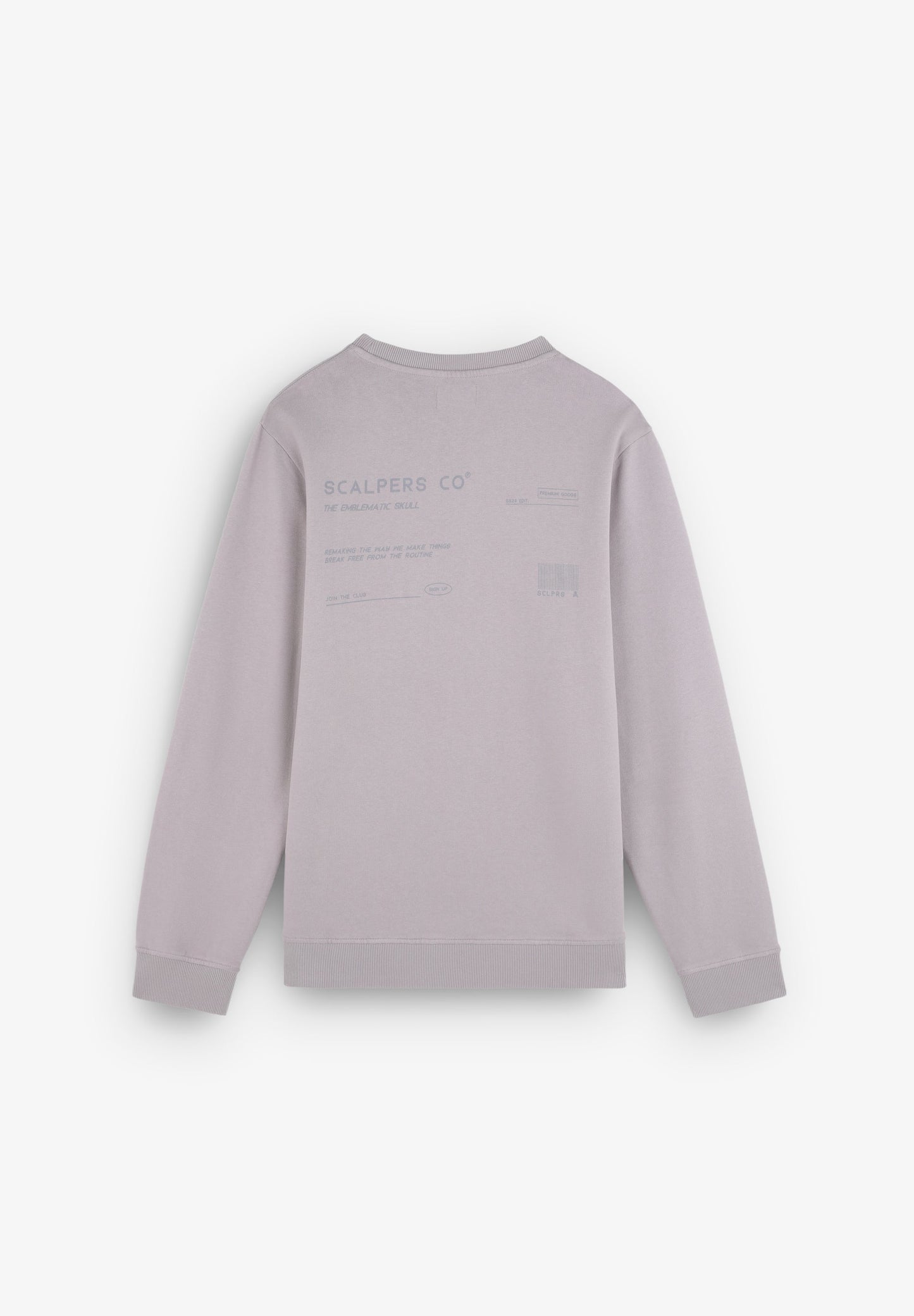 SWEATSHIRT PORMENOR REMENDO NO PEITO