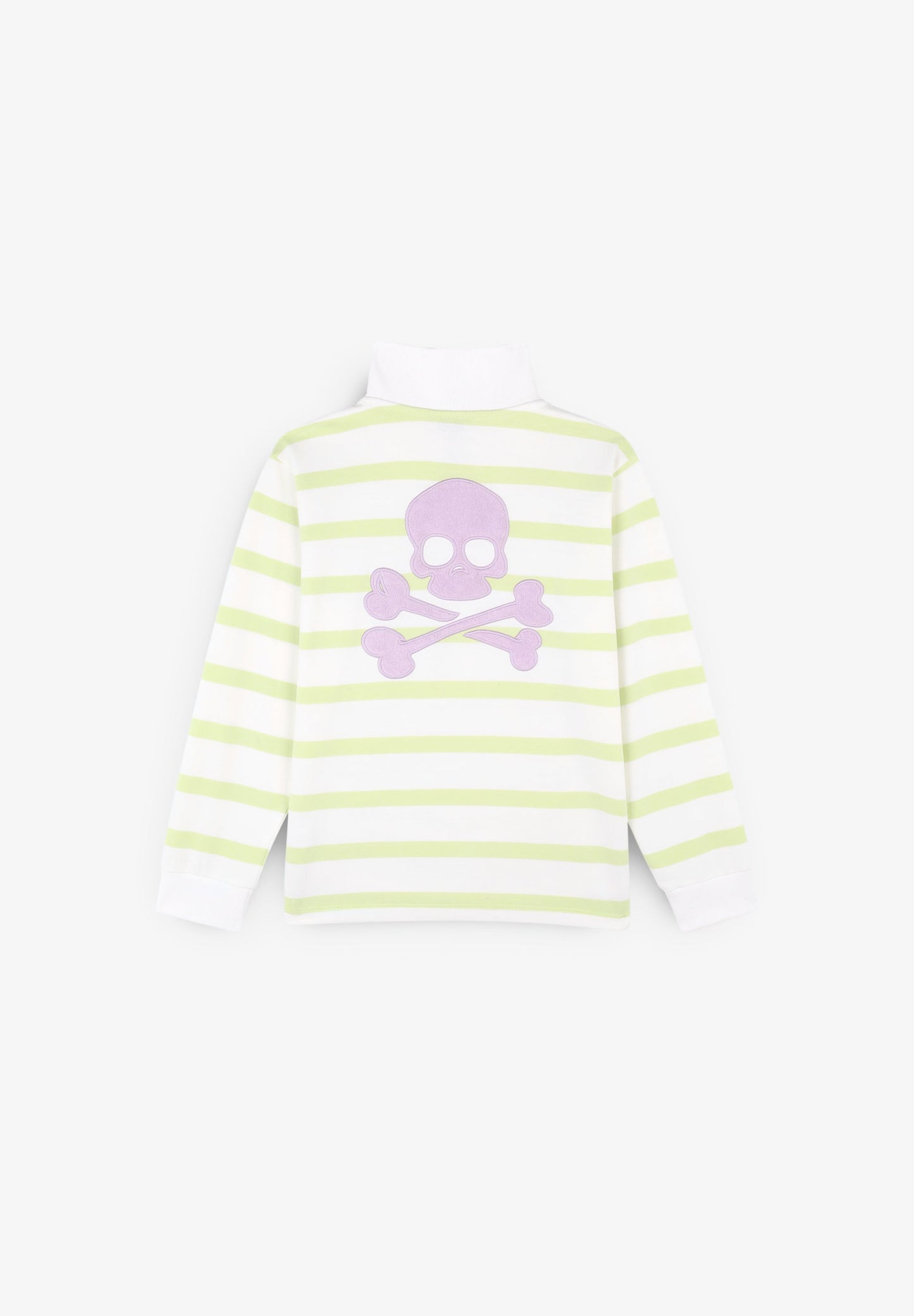 SWEATSHIRT RISCAS PORMENOR ZIP