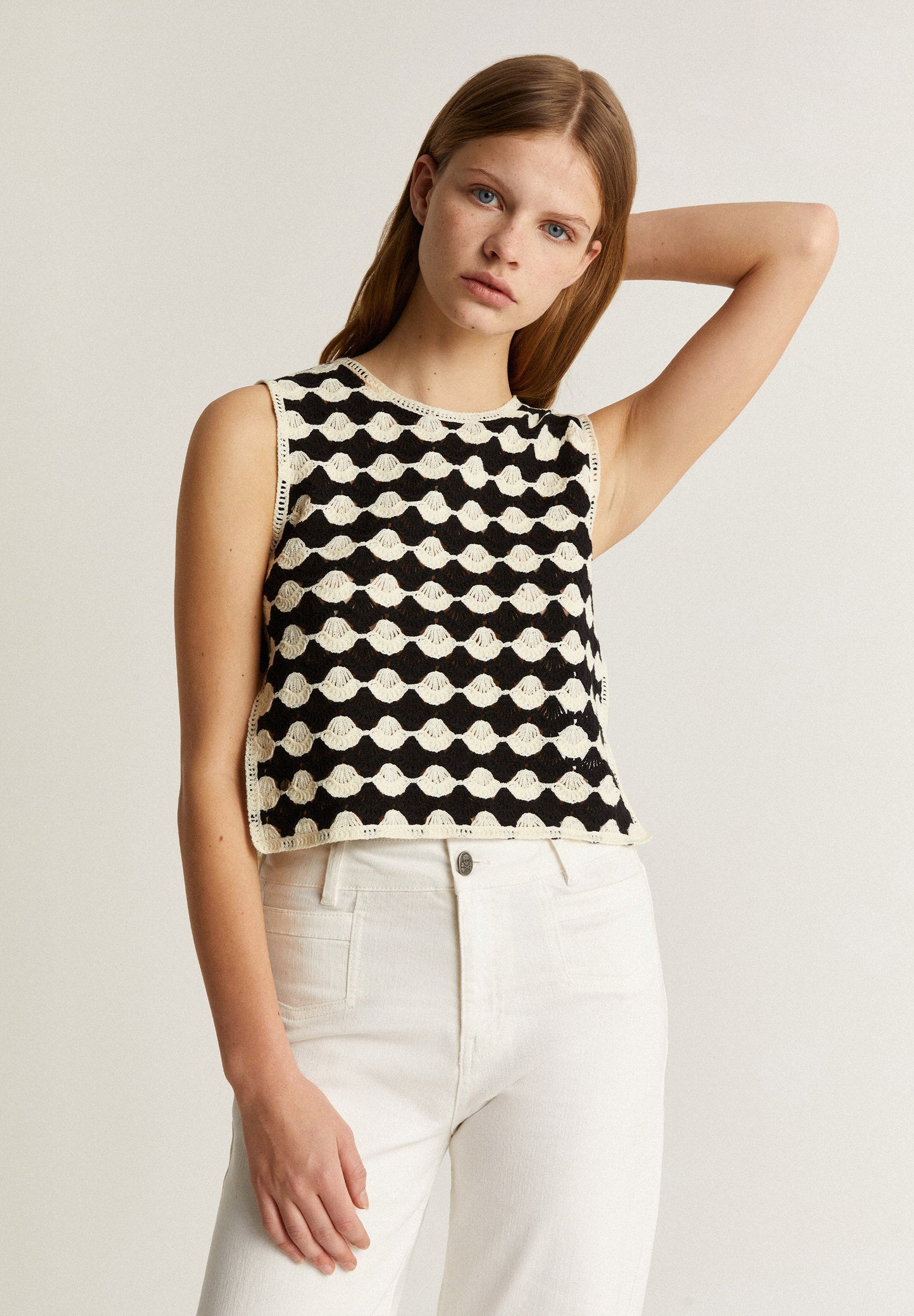 CROCHET VEST TRICOT GIRLS