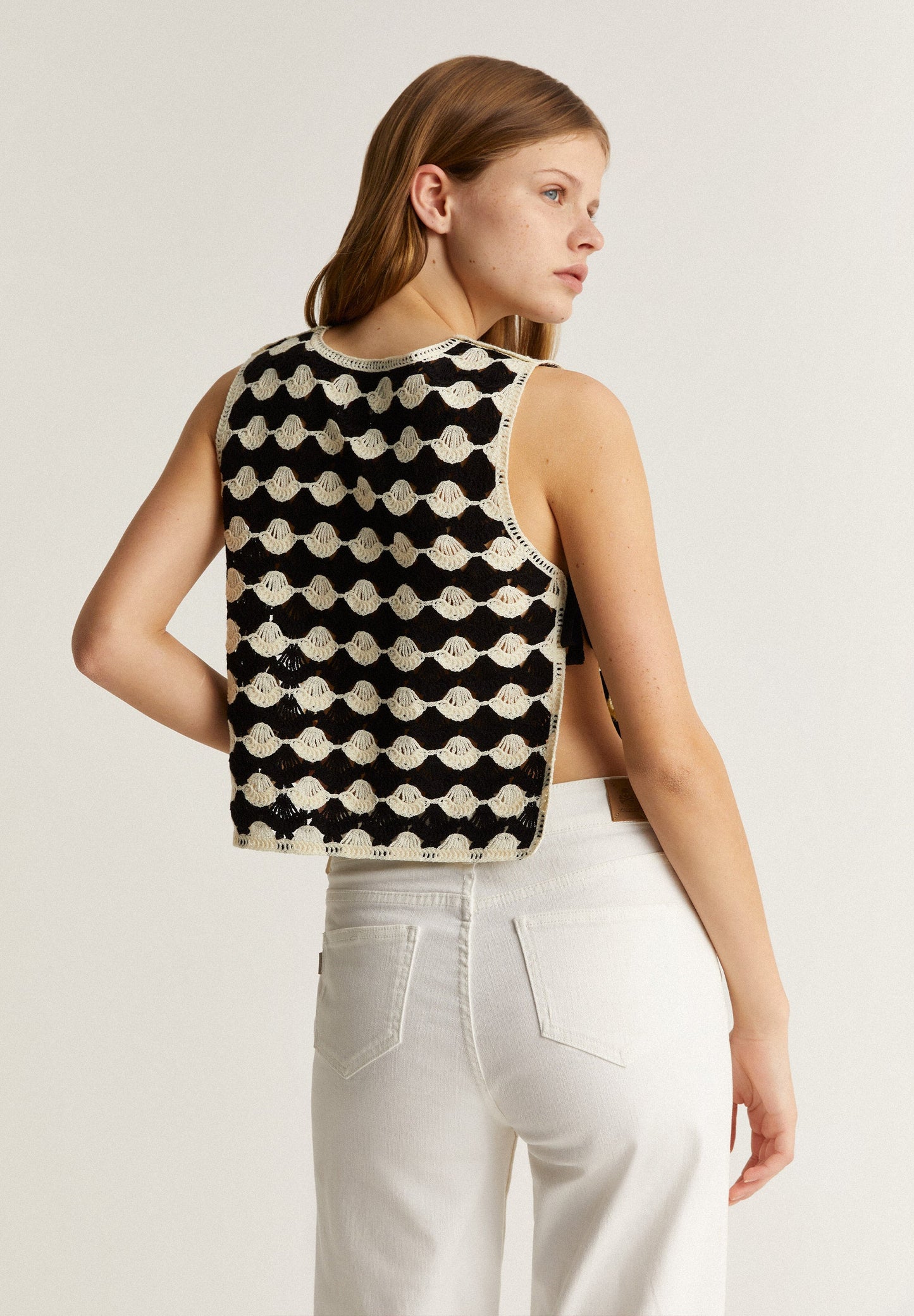 CROCHET VEST TRICOT GIRLS