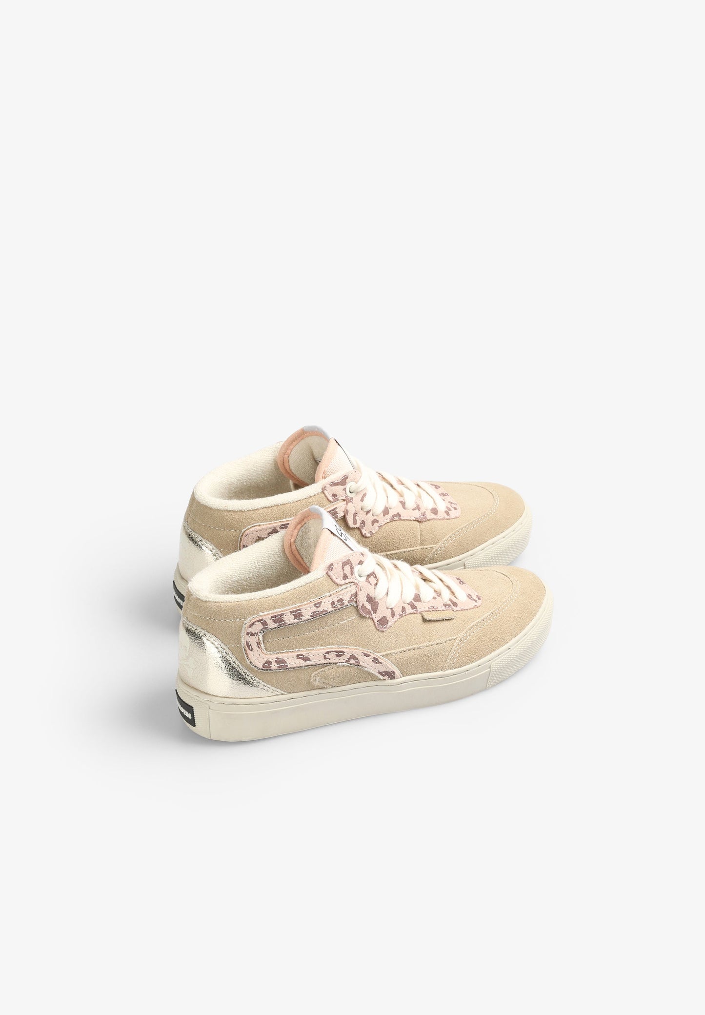 SAPATILHAS ESTAMPADO ANIMAL PORMENOR METALIZADO