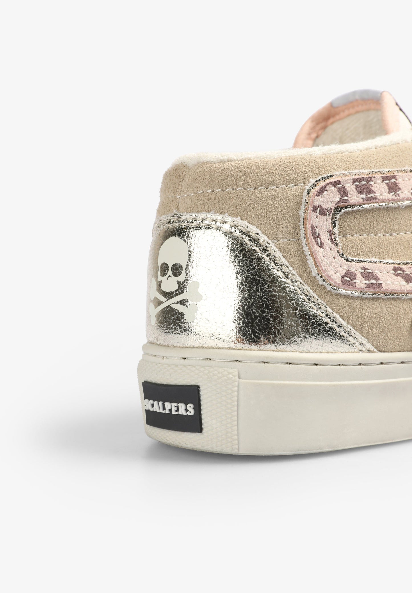 SAPATILHAS ESTAMPADO ANIMAL PORMENOR METALIZADO