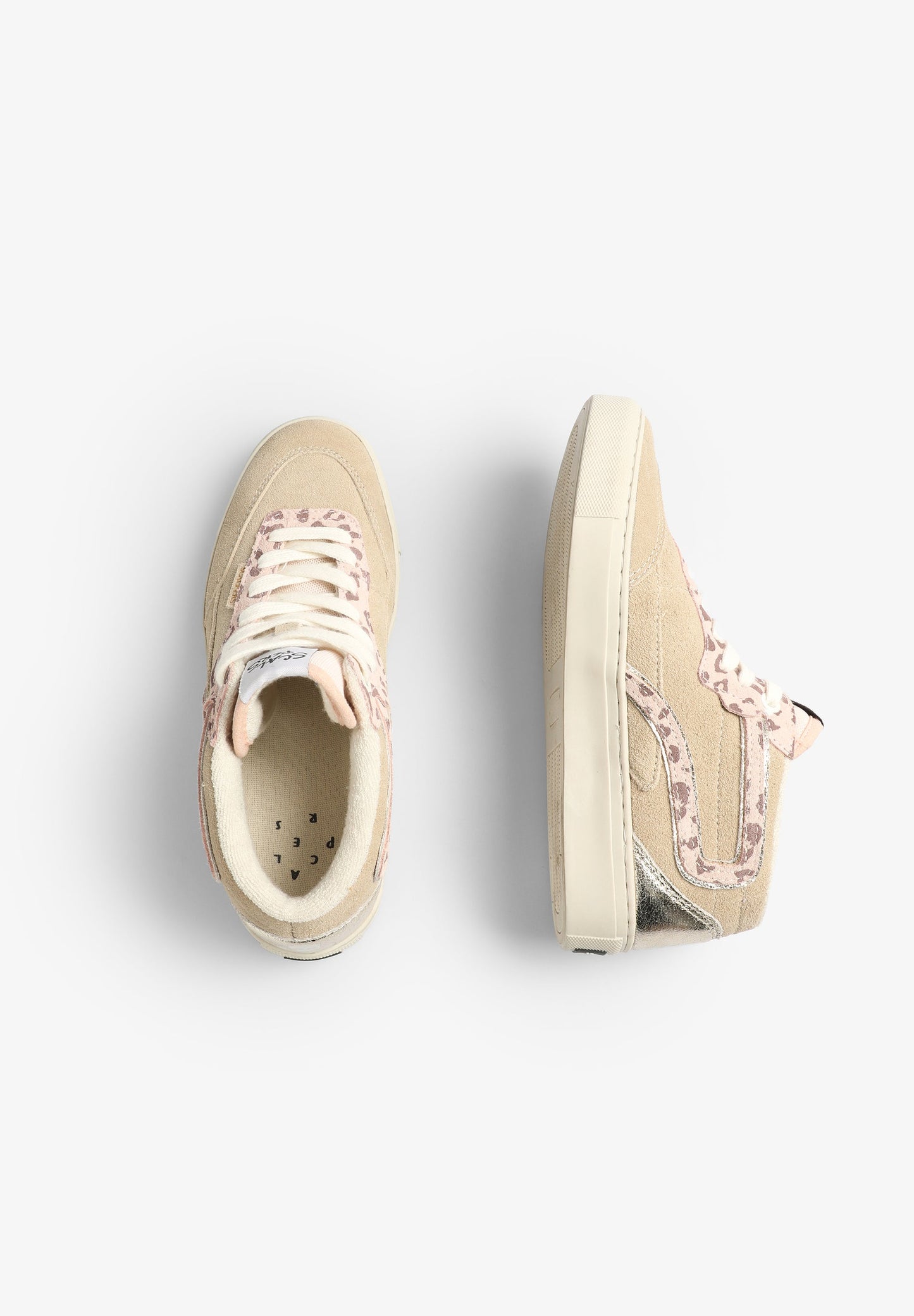 SAPATILHAS ESTAMPADO ANIMAL PORMENOR METALIZADO