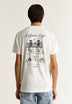 T-SHIRT ALGODÃO COM PADRÃO A CONTRASTAR