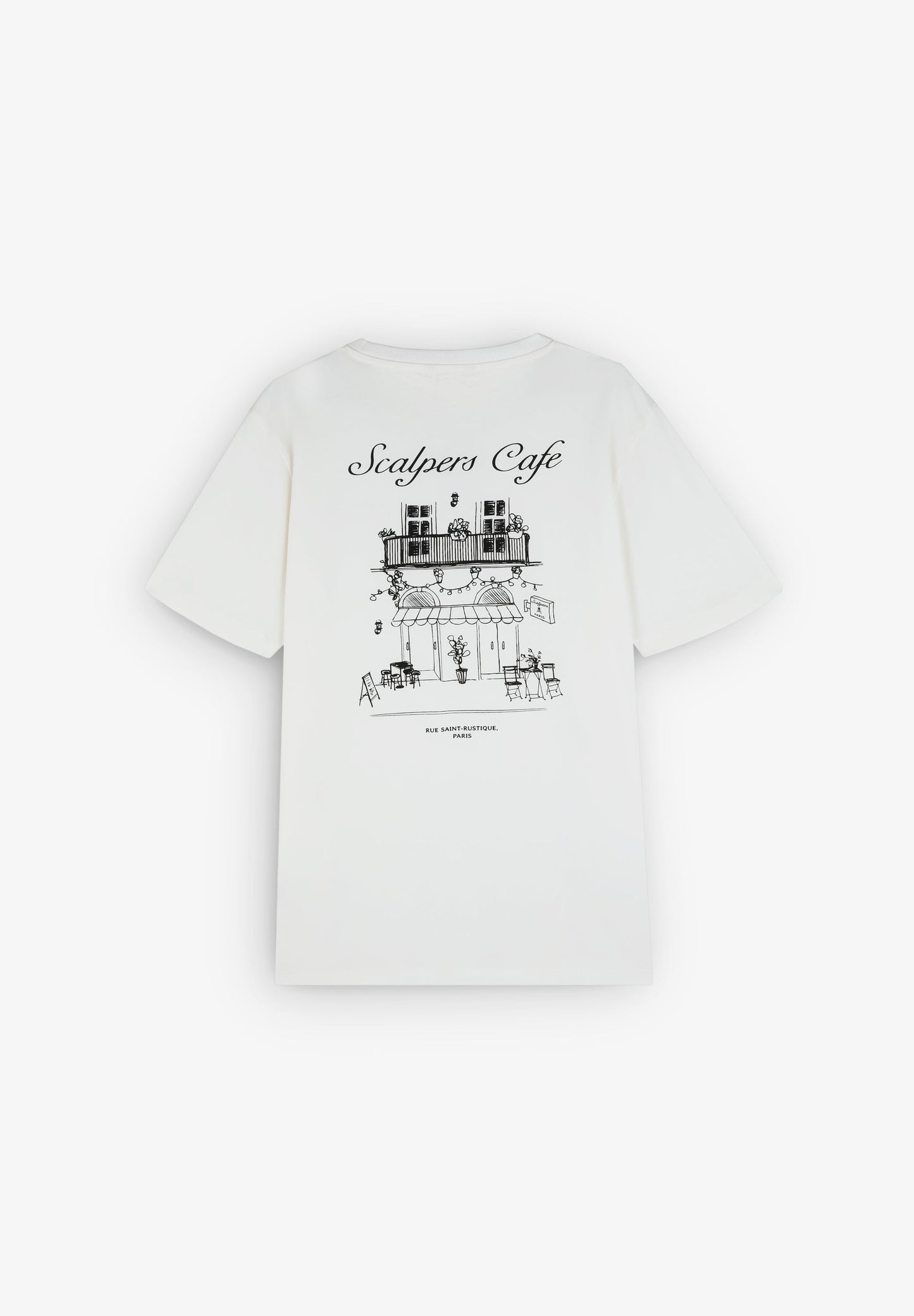T-SHIRT ALGODÃO COM PADRÃO A CONTRASTAR
