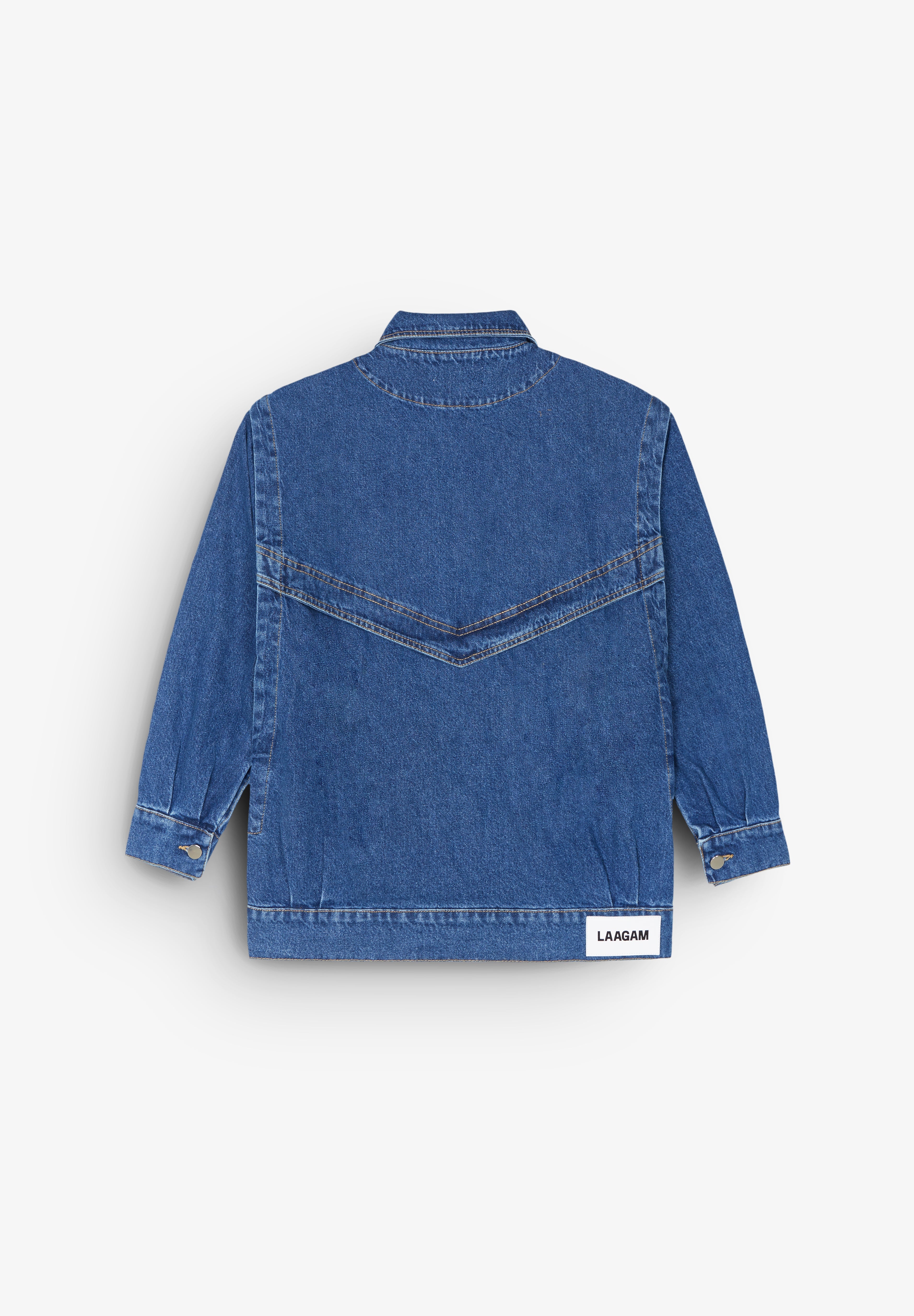 LAAGAM | CASACO MANGAS REMOVÍVEIS DE-NIMES