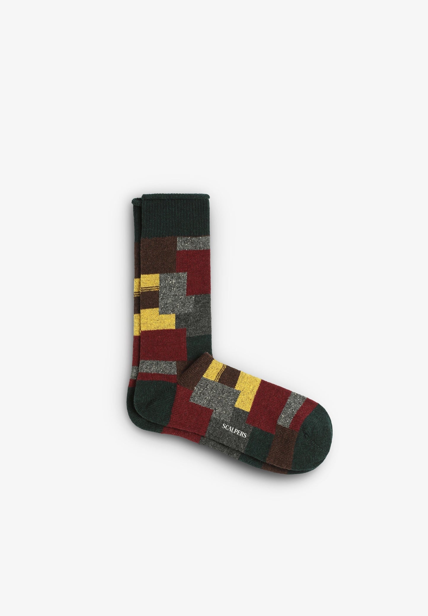 MEIAS COM MOTIVOS MULTICOLORES