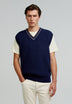 CAMISOLA COM DECOTE EM V DE CONTRASTE