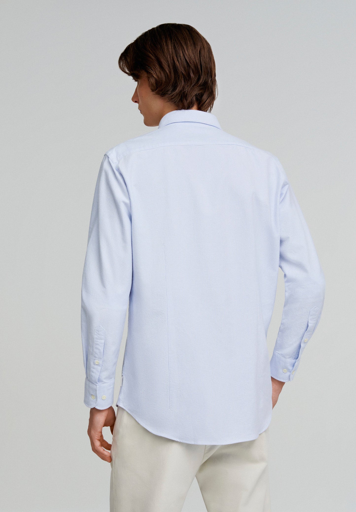 CAMISA OXFORD COM SKULL A CONTRASTAR