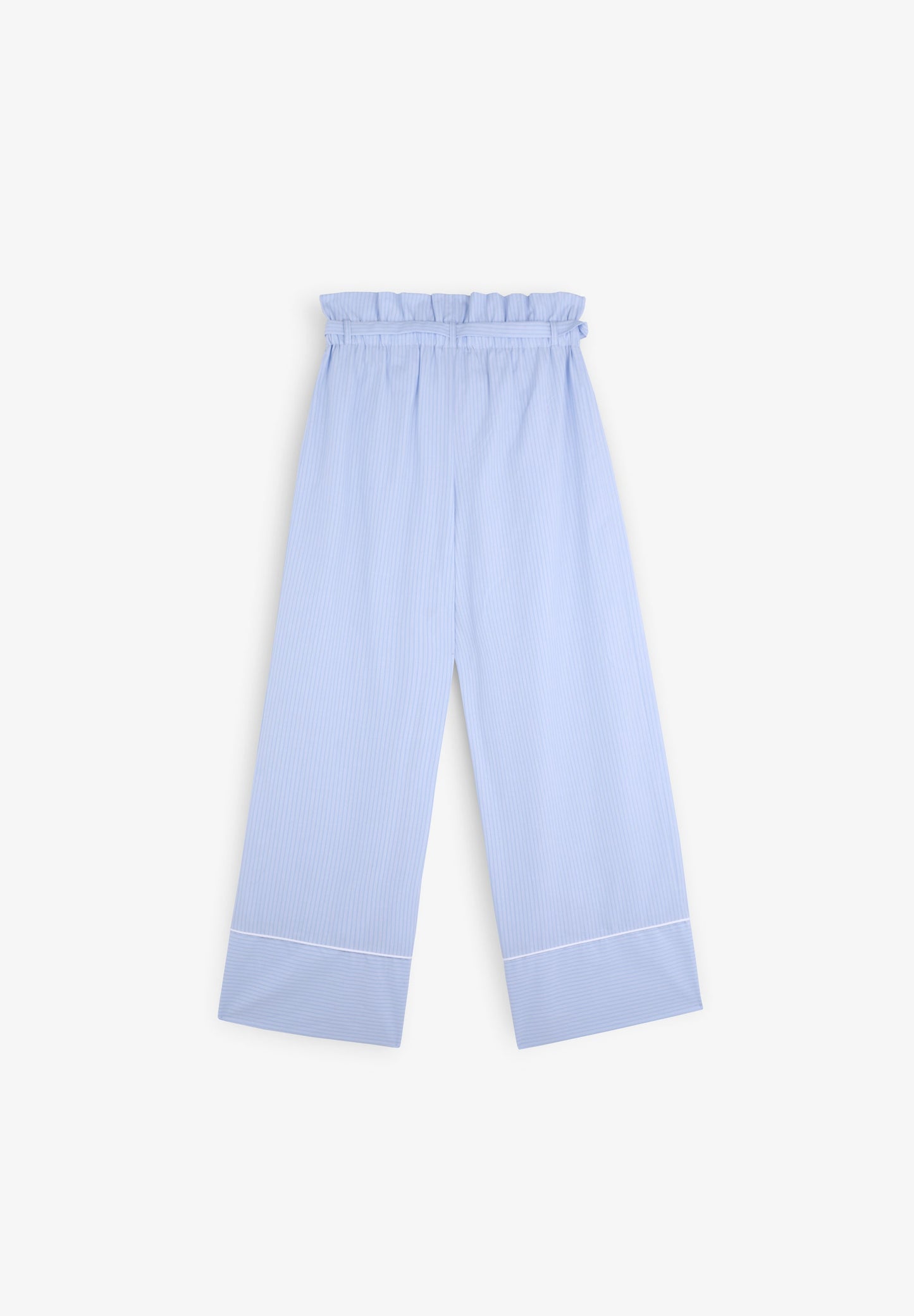 PIJAMA ÀS RISCAS DEBRUADO EM CONTRASTE