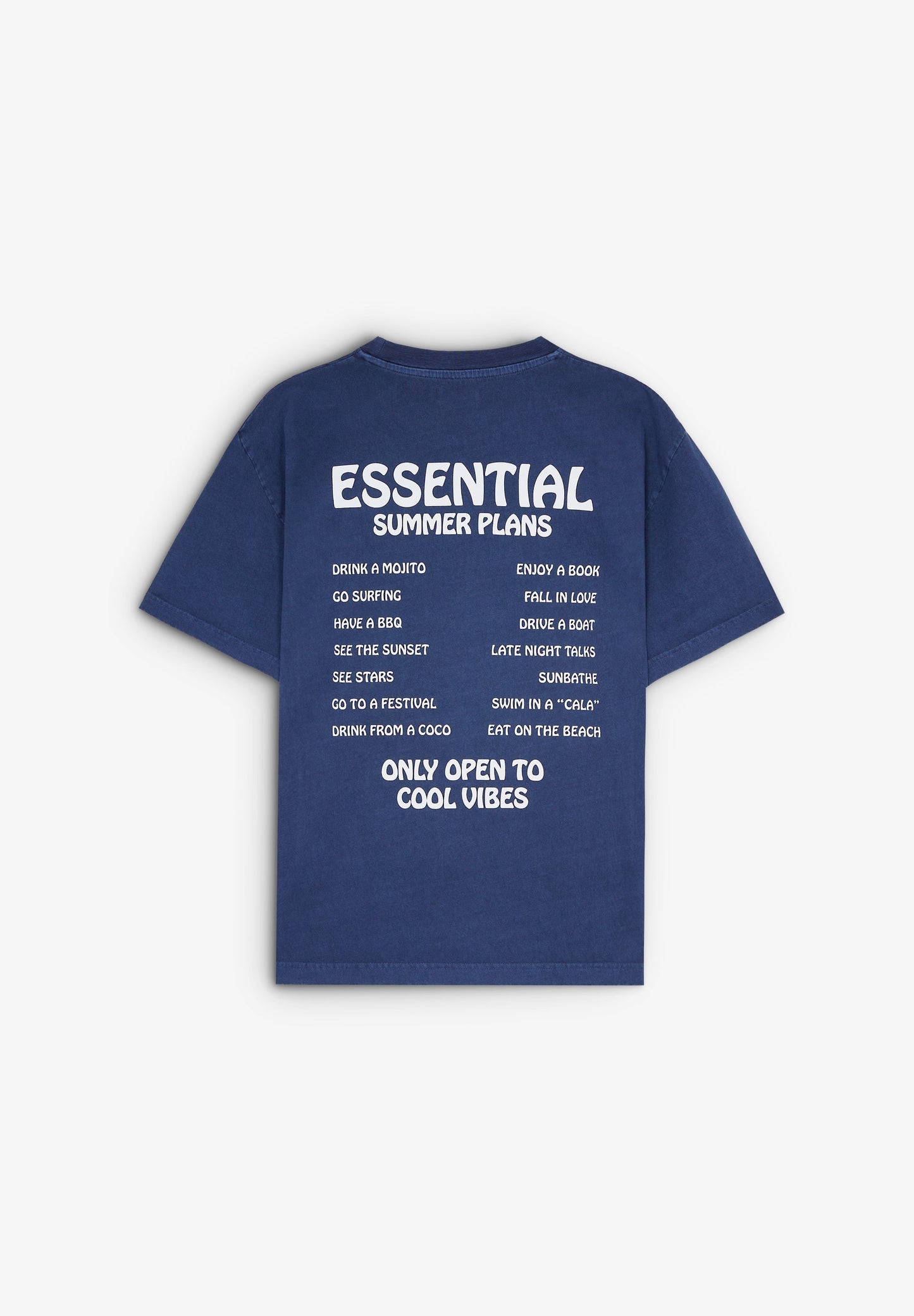 T-SHIRT COM ESTAMPADO NAS COSTAS LE CHIRINGUITO