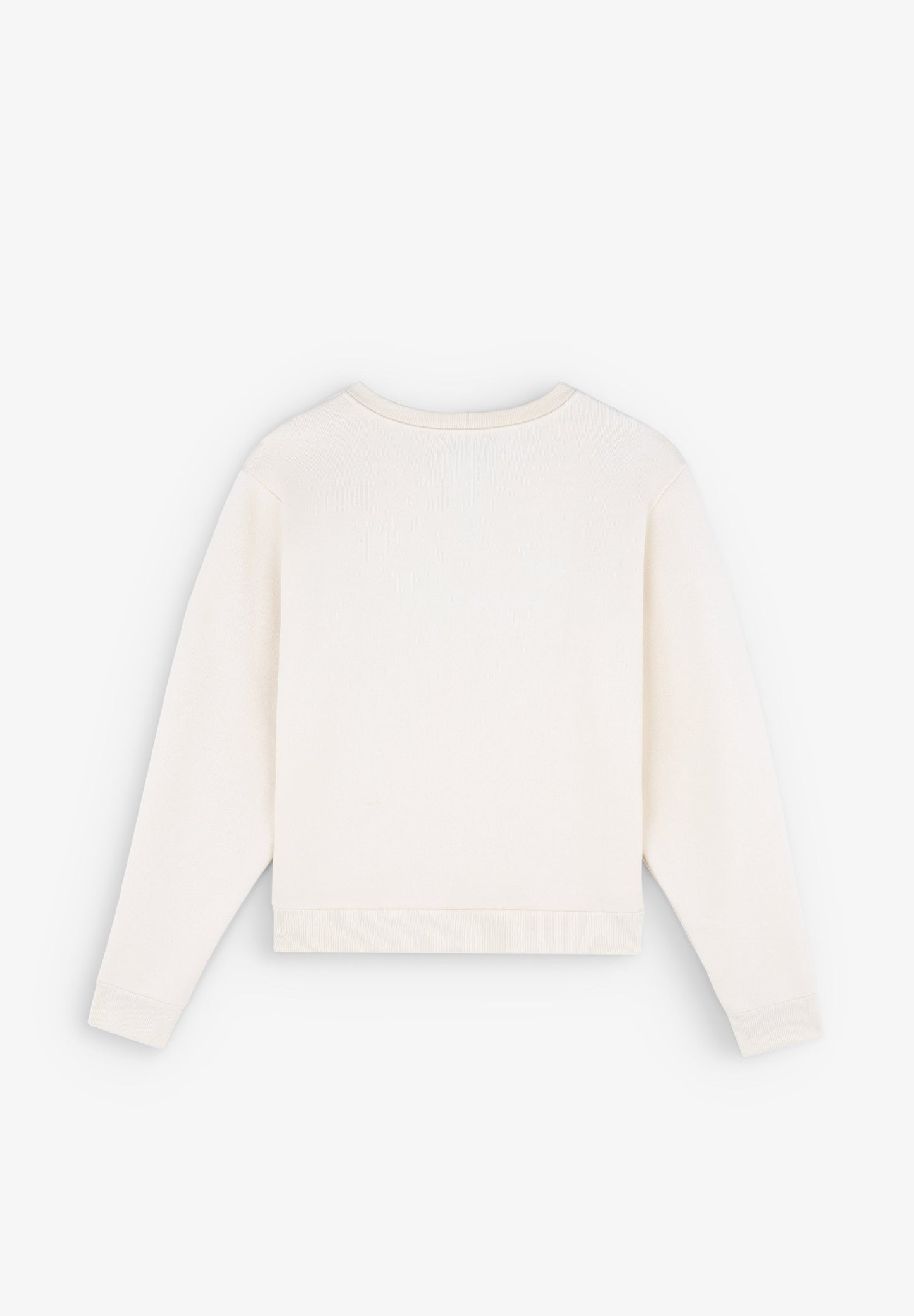 SWEATSHIRT COM LOGÓTIPO BORDADO EM CONTRASTE