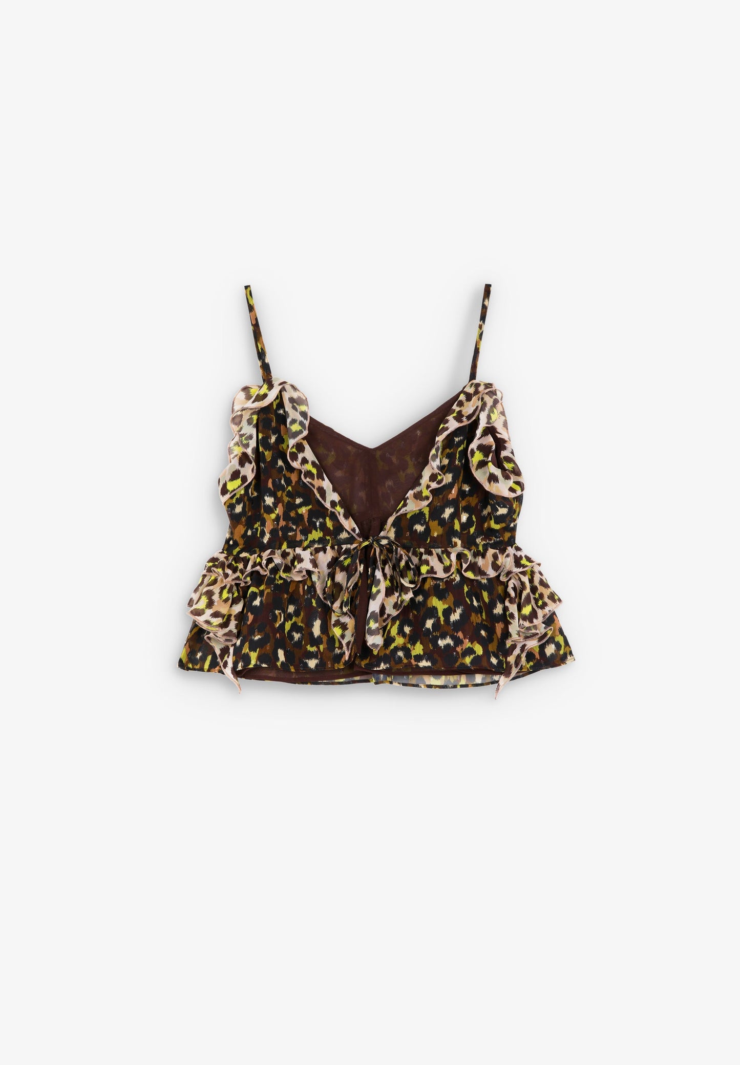 TOP DE ALÇAS COM ESTAMPADO ANIMAL
