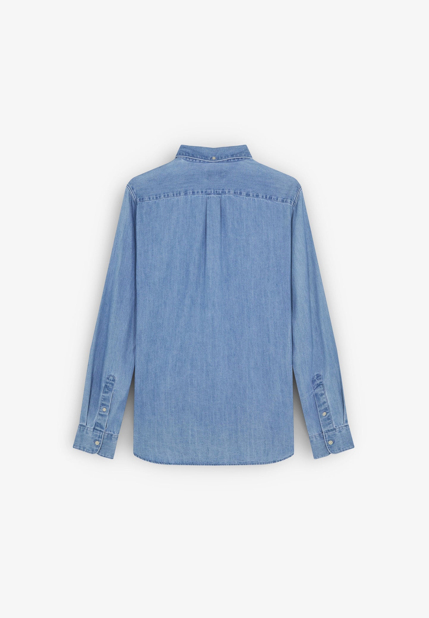 CAMISA DENIM BOTÕES BOLSO