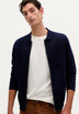 CARDIGAN DE MALHA COM ZIP PREMIUM