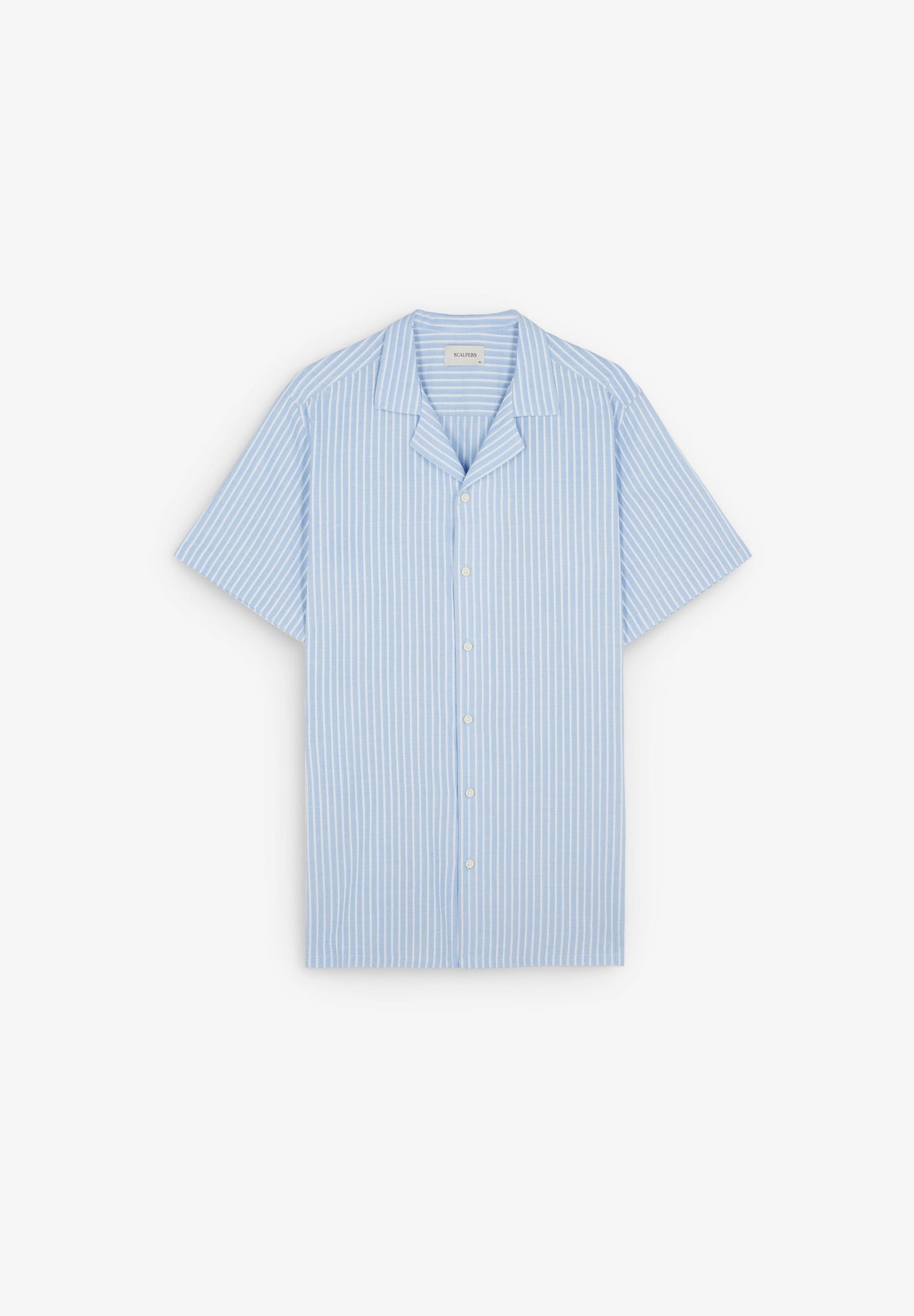 CAMISA DE MANGA CURTA ÀS RISCAS