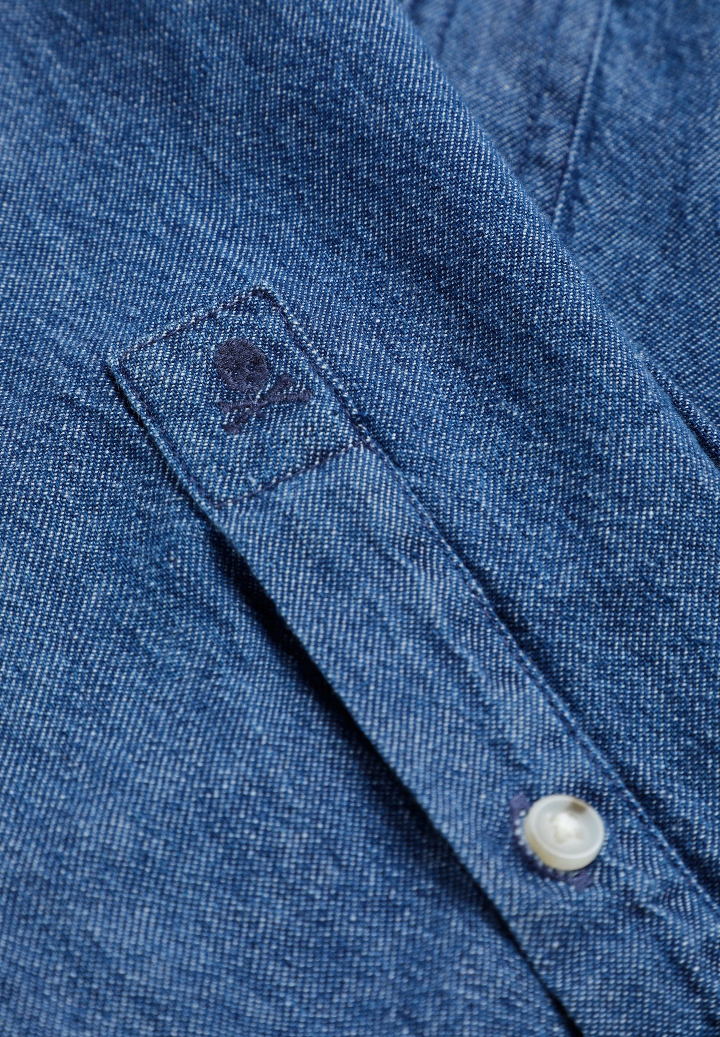 CAMISA COM BOLSOS DENIM