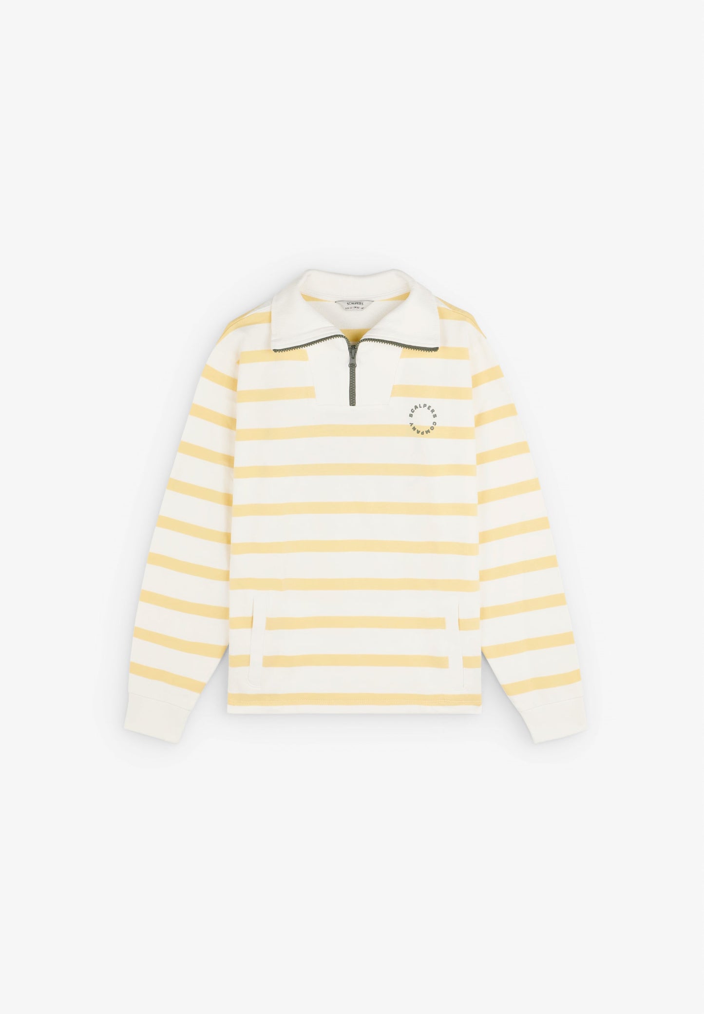 SWEATSHIRT COM PADRÃO ÀS RISCAS