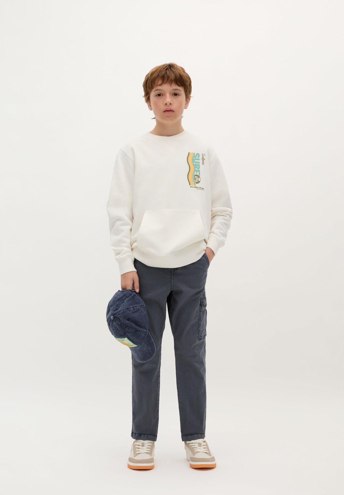 SWEATSHIRT COM PADRÃO DE SURF
