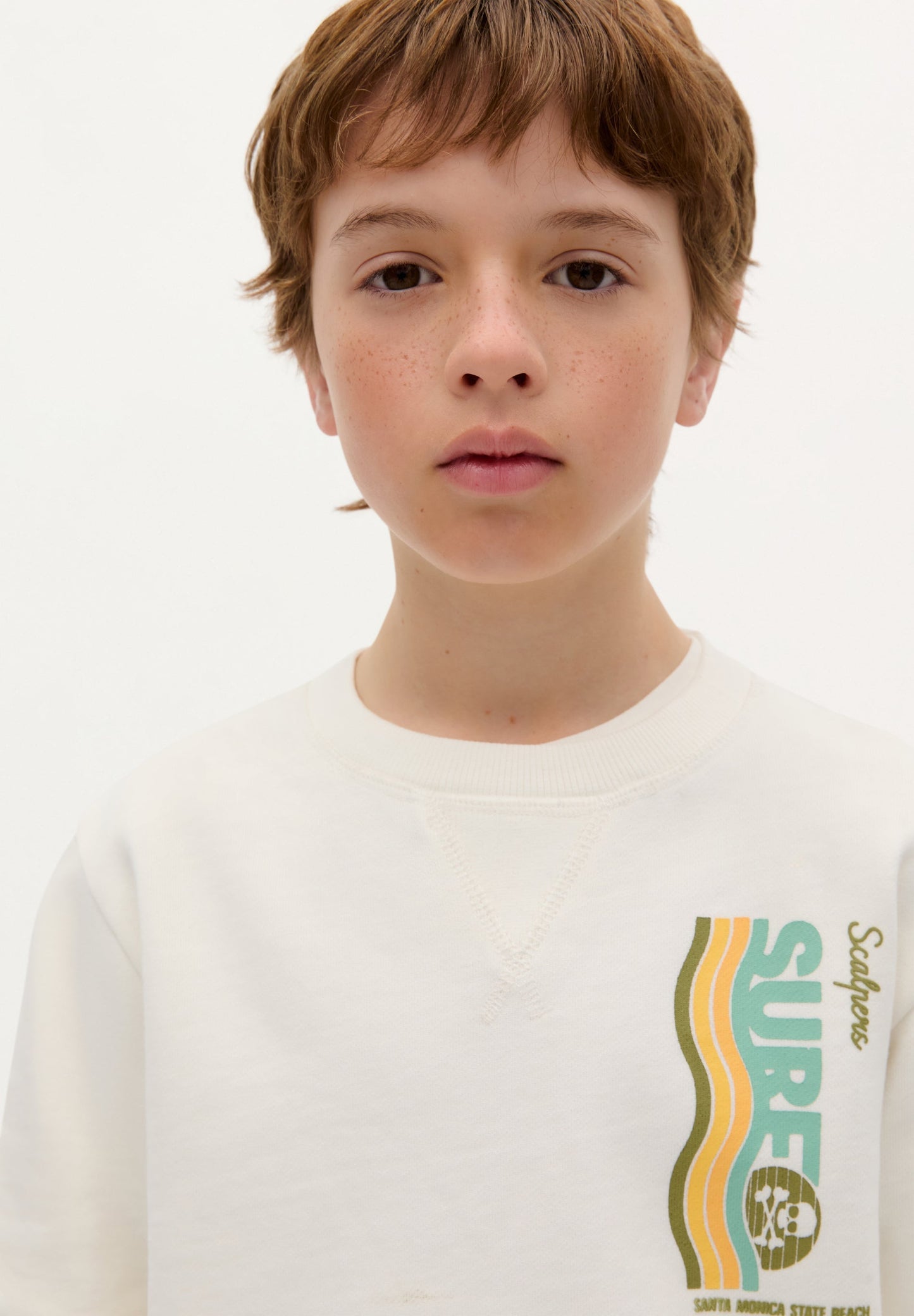 SWEATSHIRT COM PADRÃO DE SURF