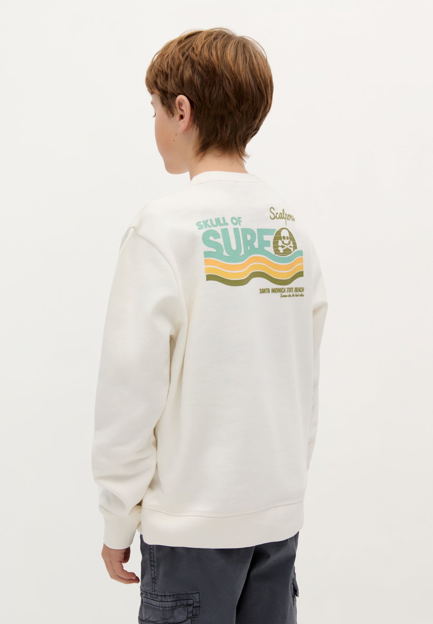 SWEATSHIRT COM PADRÃO DE SURF