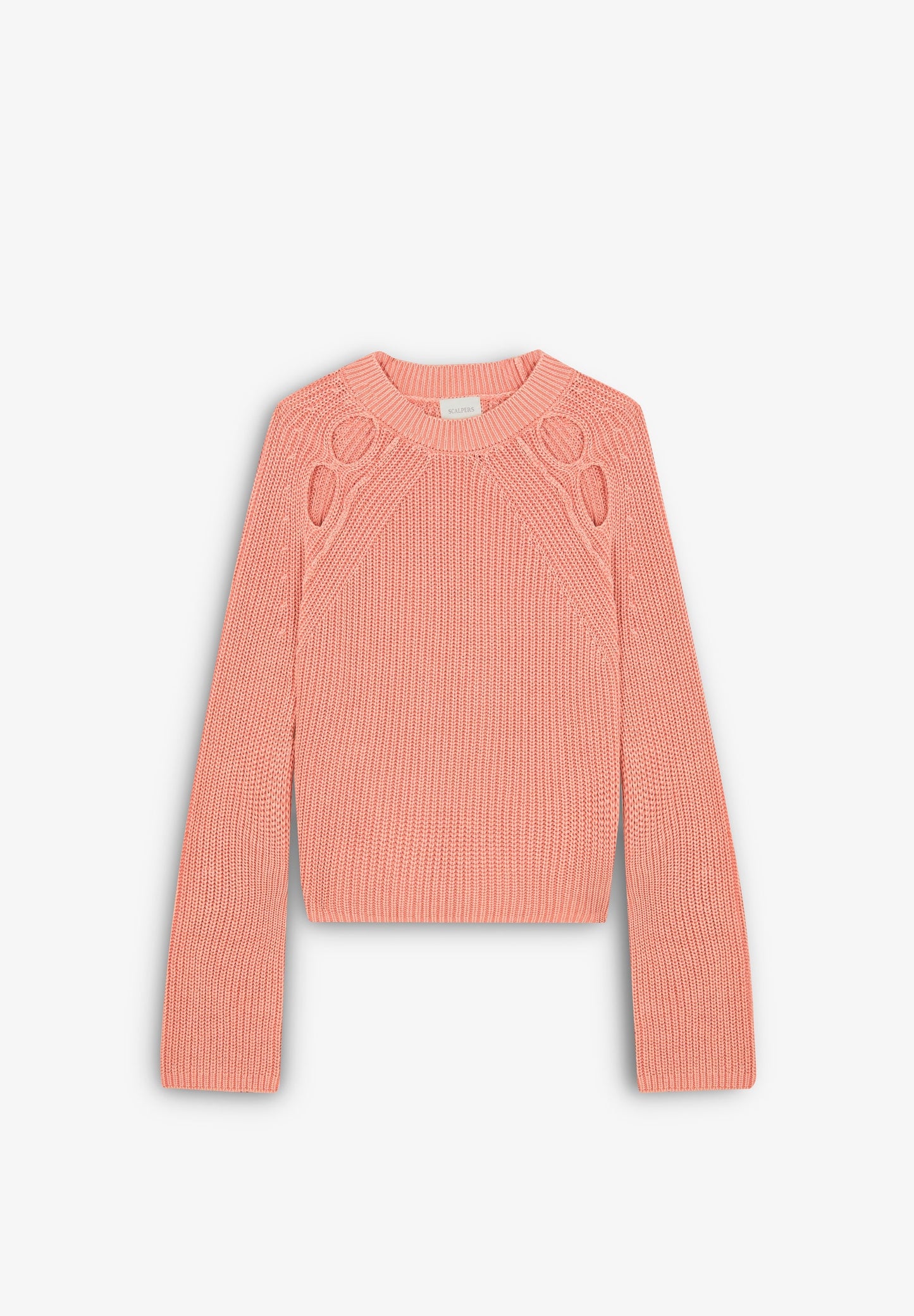 SWEATER CANELADA COM ABERTURAS