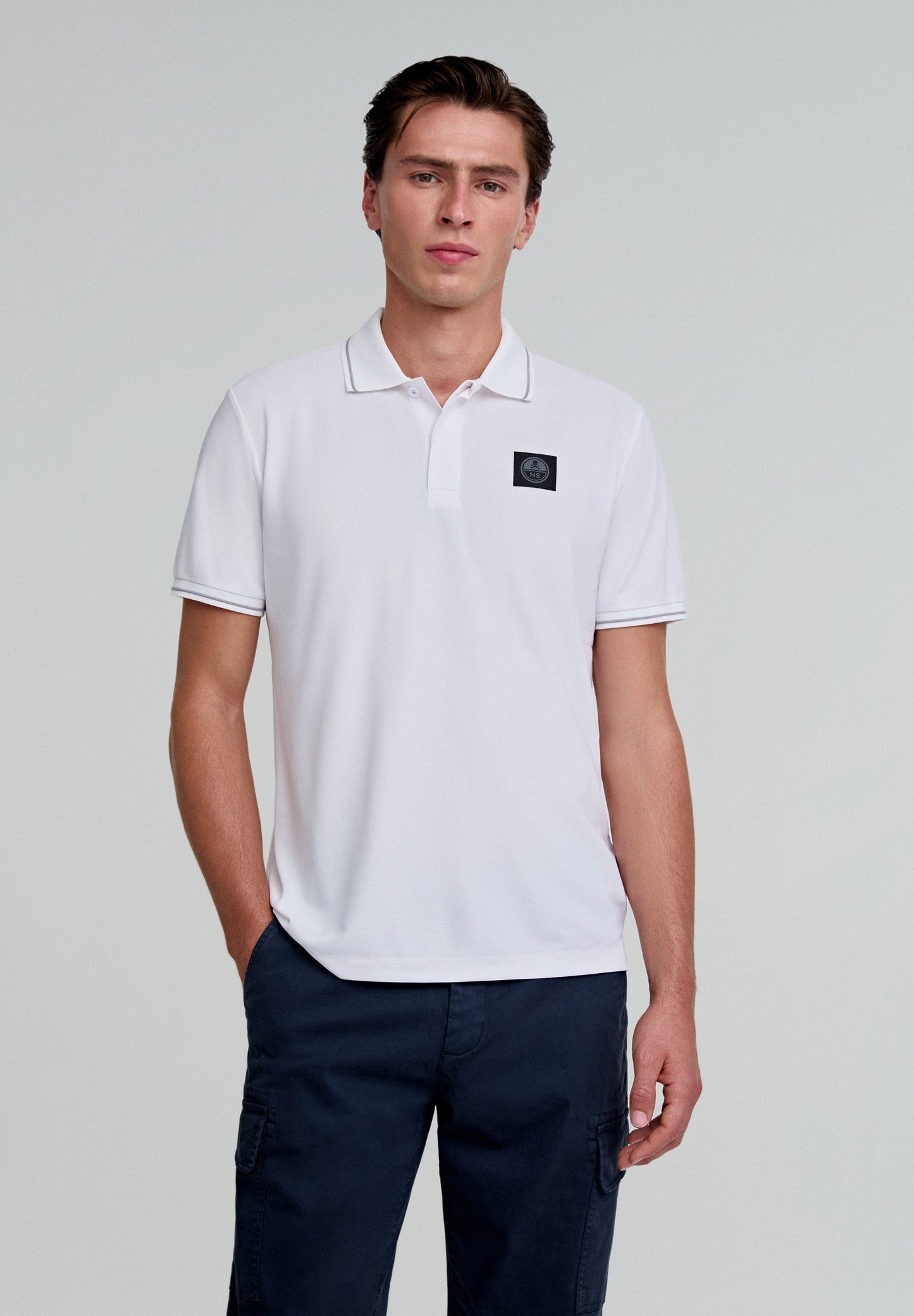 CAMISA POLO COM PORMENOR DE RISCA NORTH SAILS X SCALPERS
