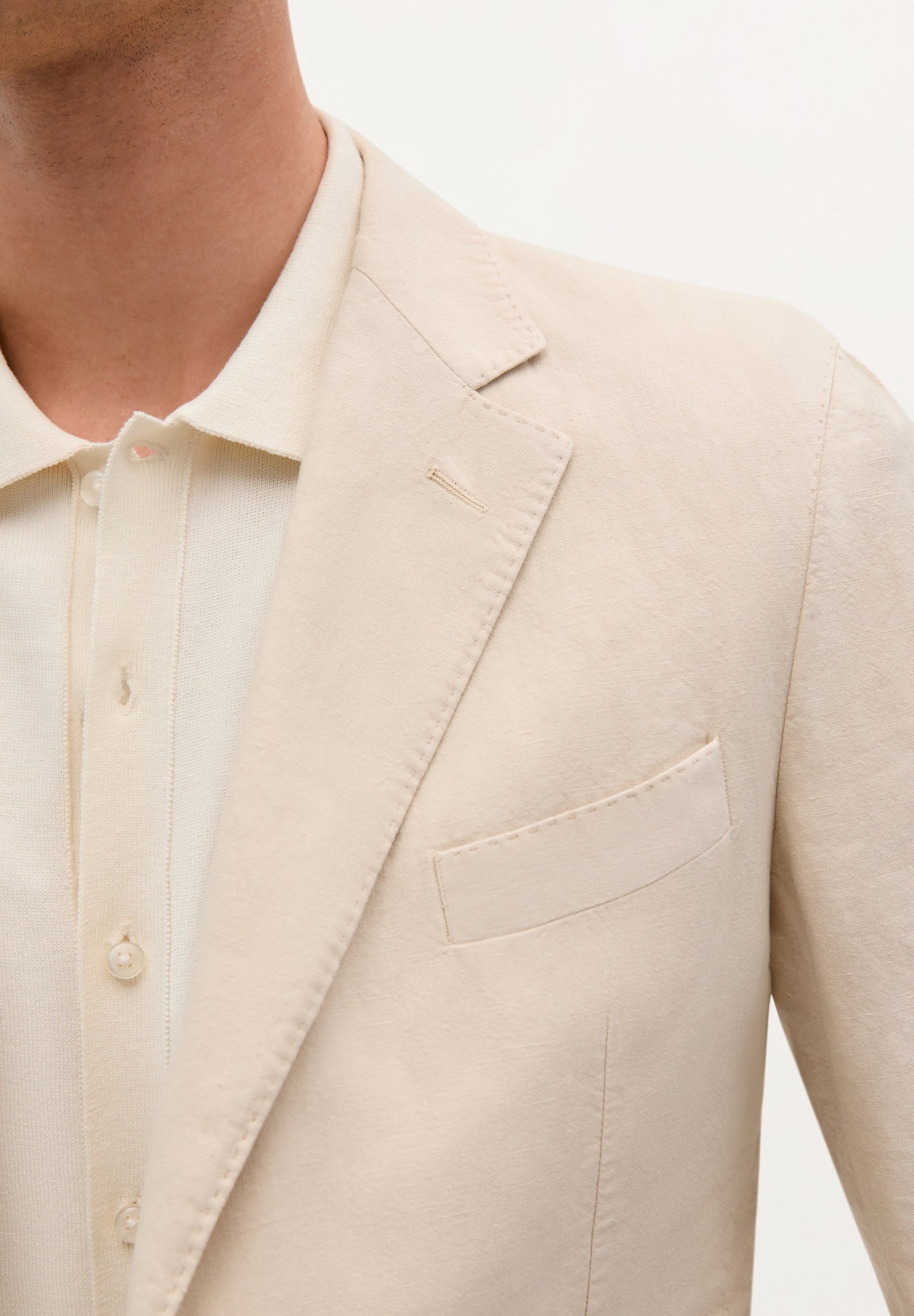 SCDUOMO LINEN SUIT BLAZER