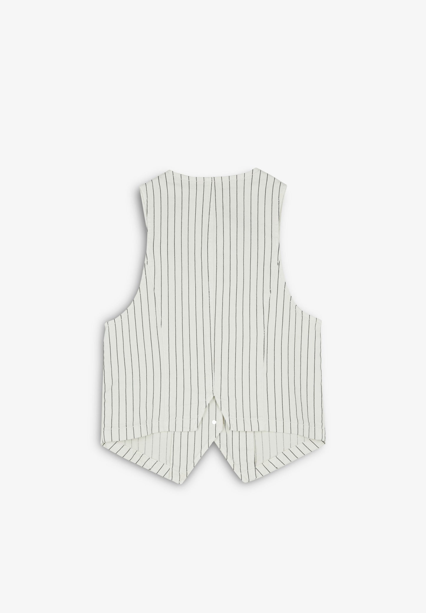 COLETE DENIM ÀS RISCAS