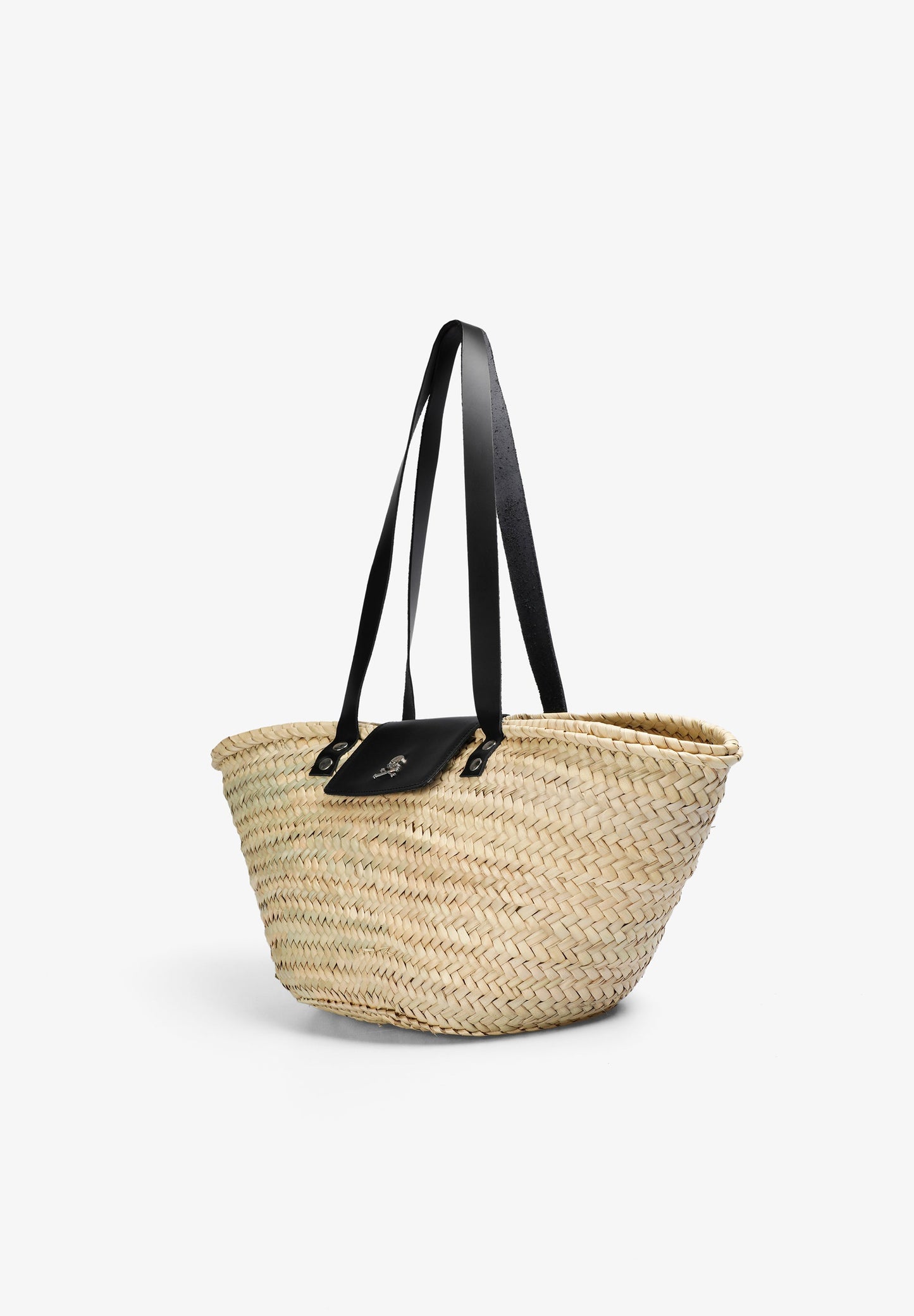 BOLSA TIPO CESTA RÁFIA
