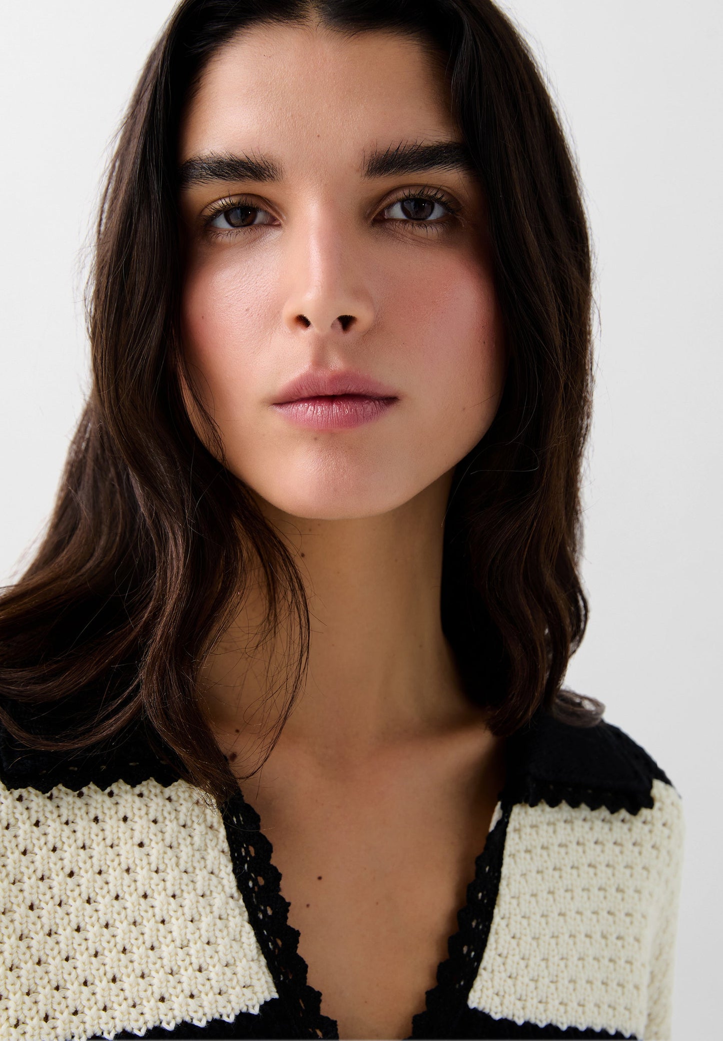 SWEATER ÀS RISCAS EM CROCHET
