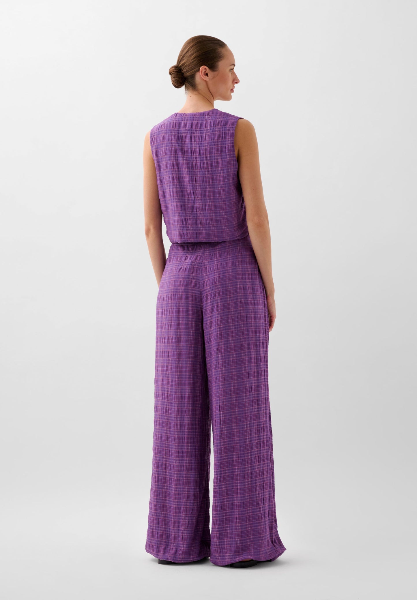 CALÇA RISCAS FULL LENGTH PINÇAS