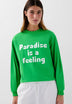 SWEATSHIRT COM PADRÃO DE CLAIM